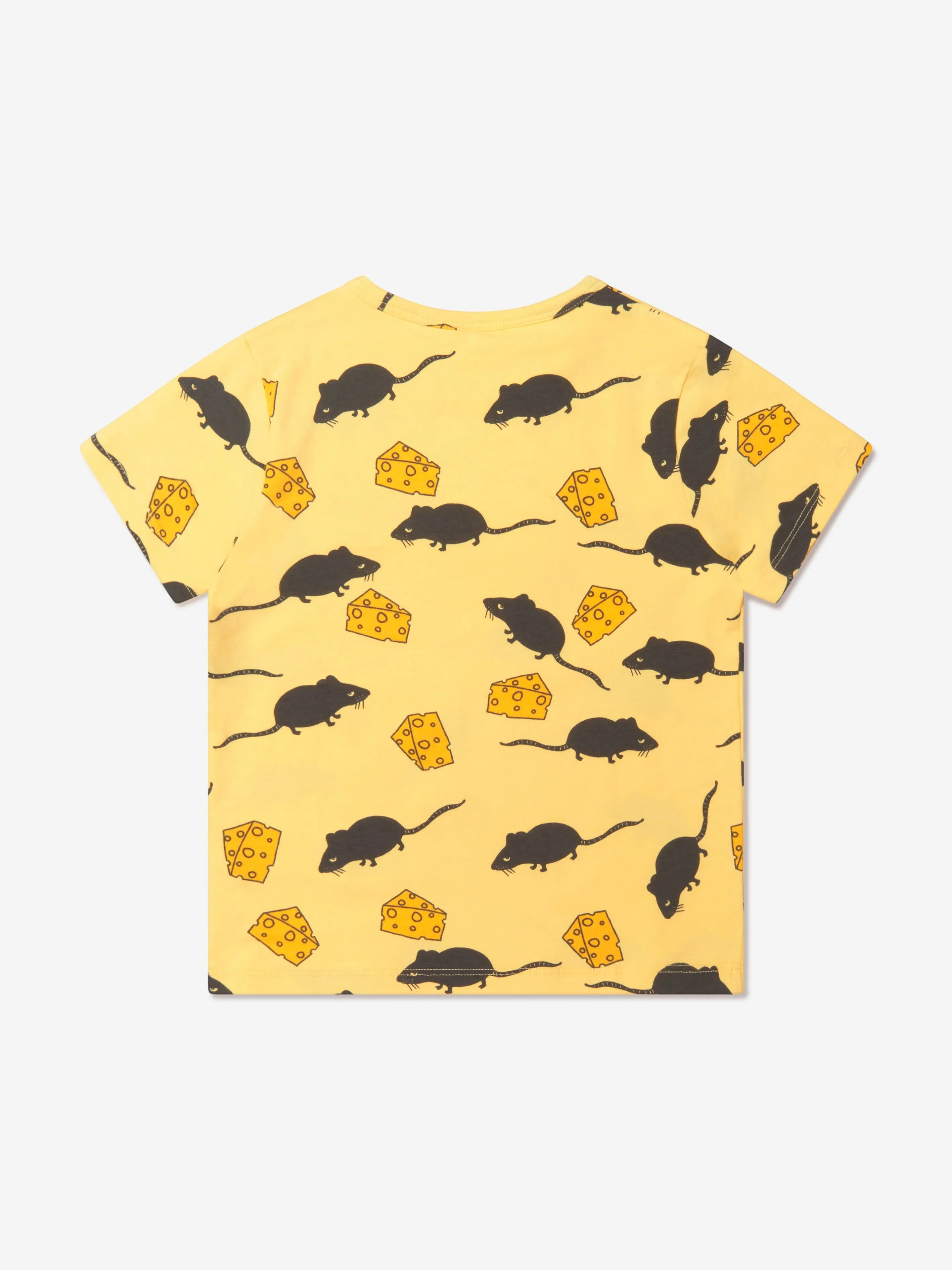 Mini Rodini Kids Organic Cotton Mouse T-Shirt