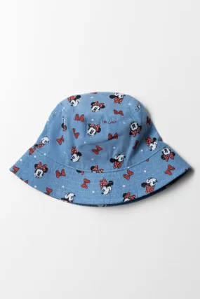 Minnie Mouse Bucket Hat Blue