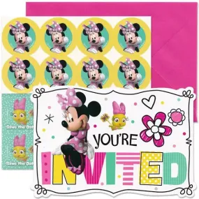 Minnie Mouse Happy Helpers Invitations - 8 Pkt