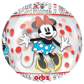 Minnie Mouse Orbz Clear Balloon