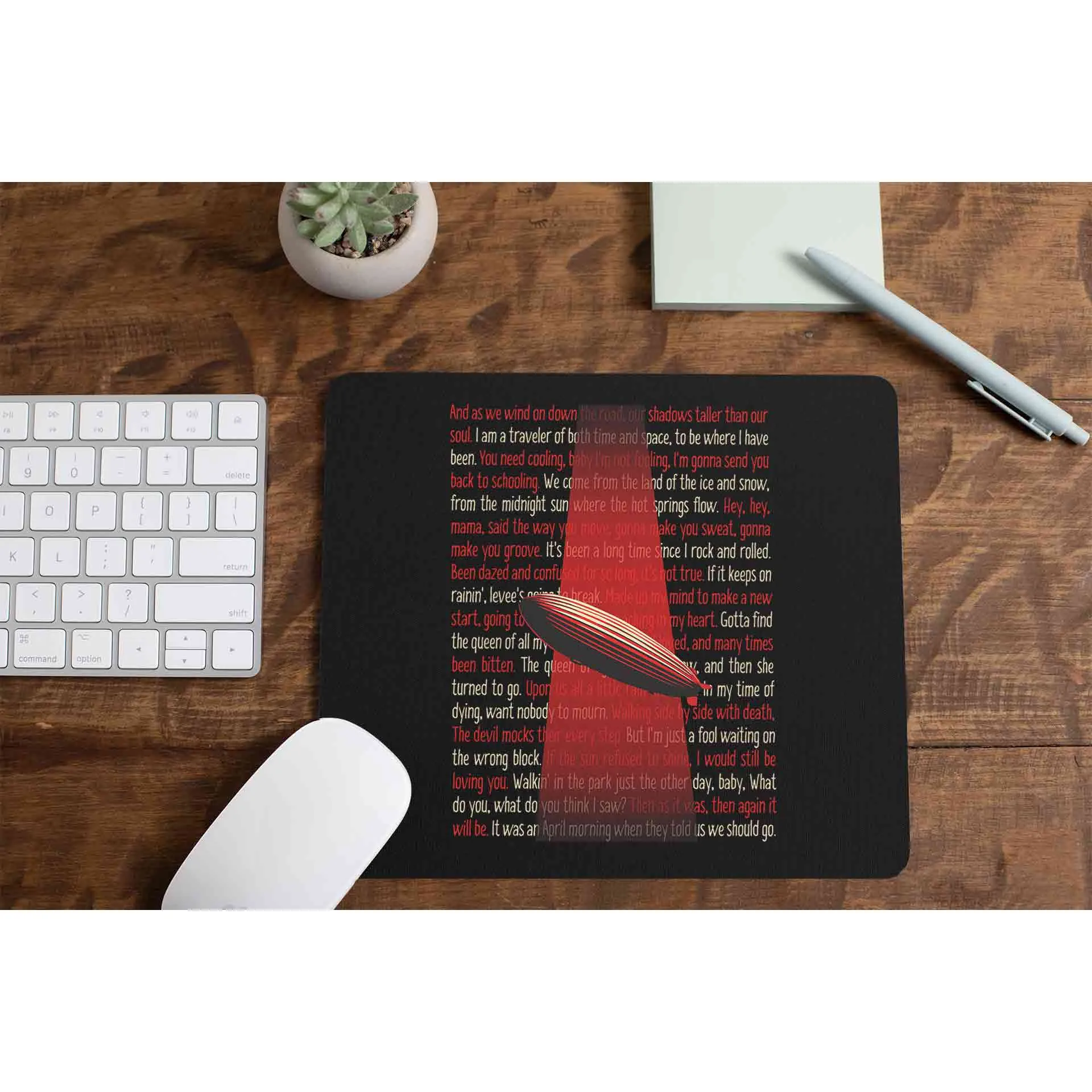 Mousepad - Zeppelin Verses