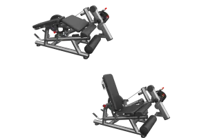 MuscleSquad Leg Curl and Extension Machine