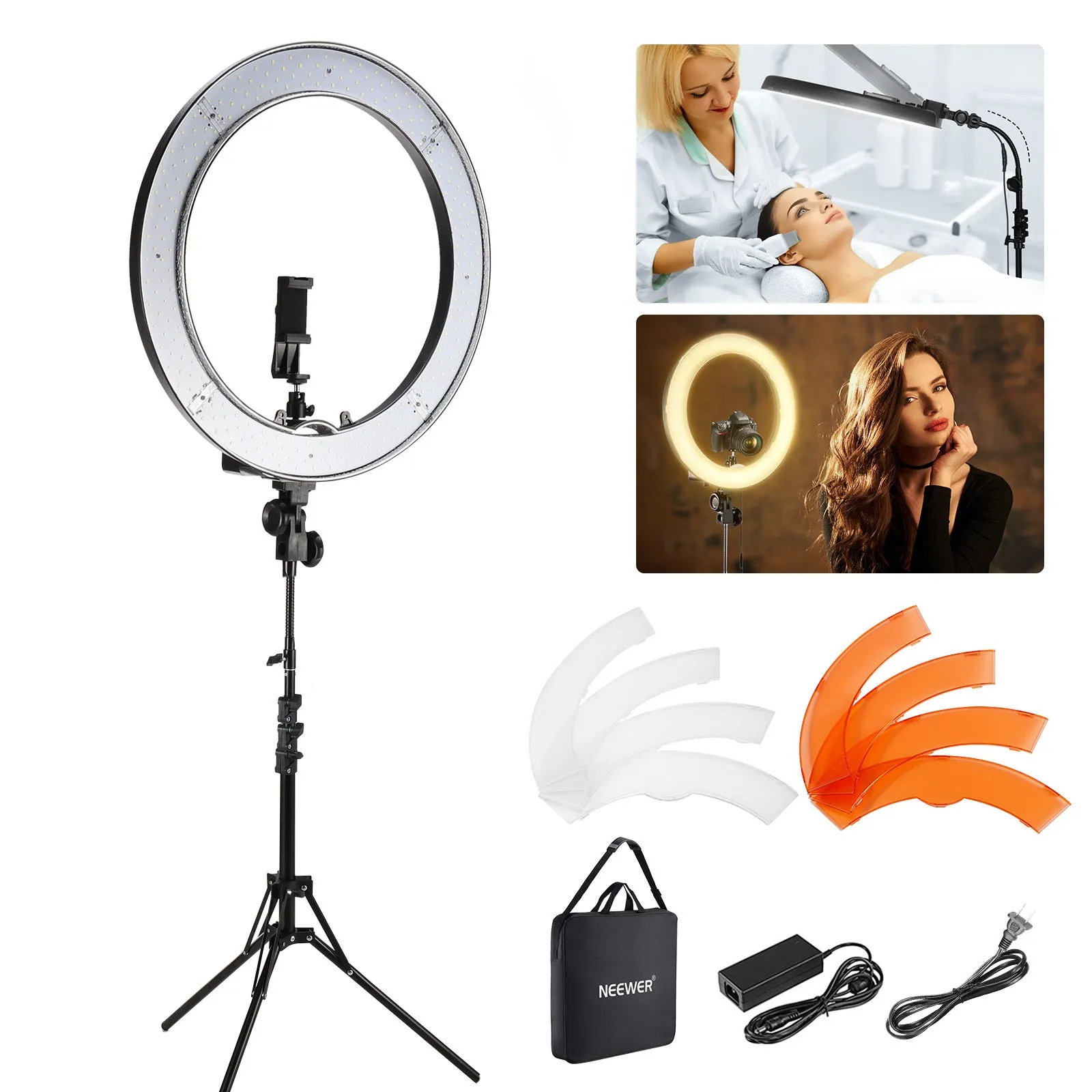 NEEWER RL-18 18 Inch LED Ring Light Kit