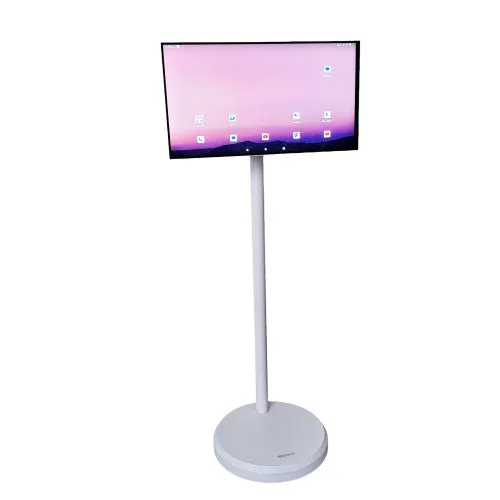 New 2025 21.5” Mobile Smart Display Rechargeable 1080 x 1920 IPS Rotatable Smart Screen Monitor | Touch Display | Full Swivel Rotation | Android , 12 OS, 6GB Ram, 128GB Storage