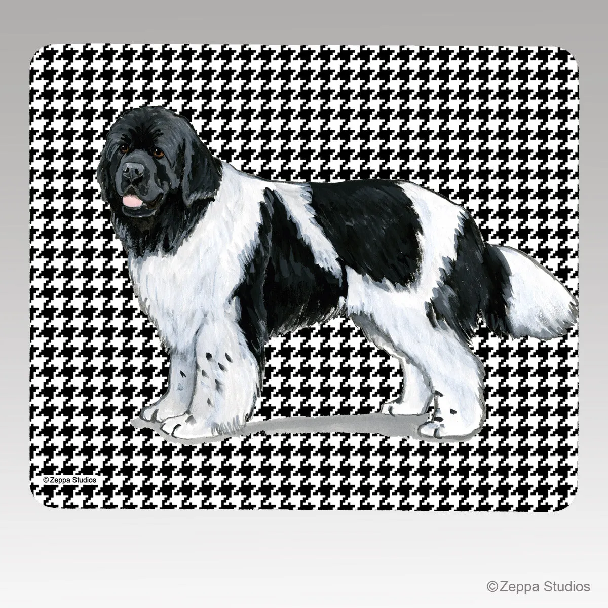 Newfoundland Houndstooth Mouse Pad