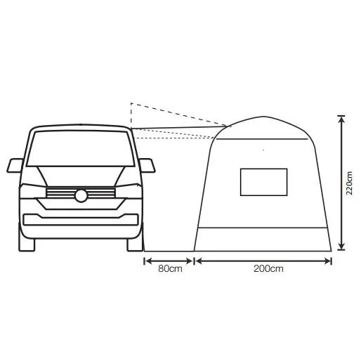 Outdoor Revolution Outhouse Handi Low Drive Away Awning