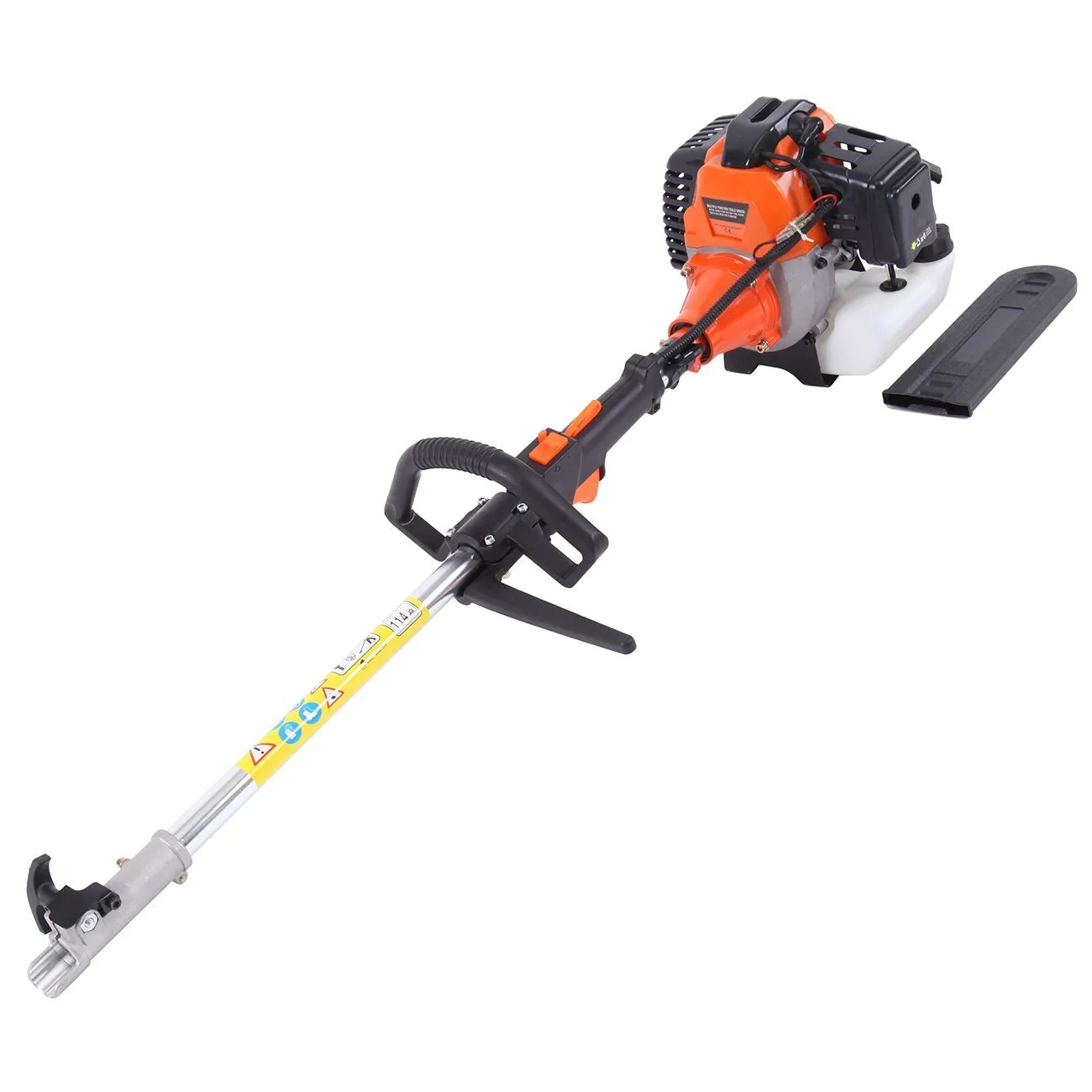 PanelTech 5 in 1 52CC Brush Cutter Hedge Trimmer Pruning Chainsaw Grass Trimmer and Extension Pole