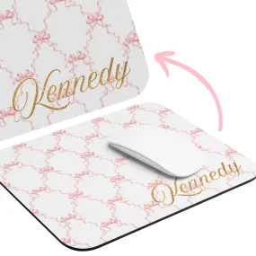 PERSONALIZED Kennedy Non-Slip Mouse Pad | Rubber Base, Durable Cloth Cover and Stain-Resistant