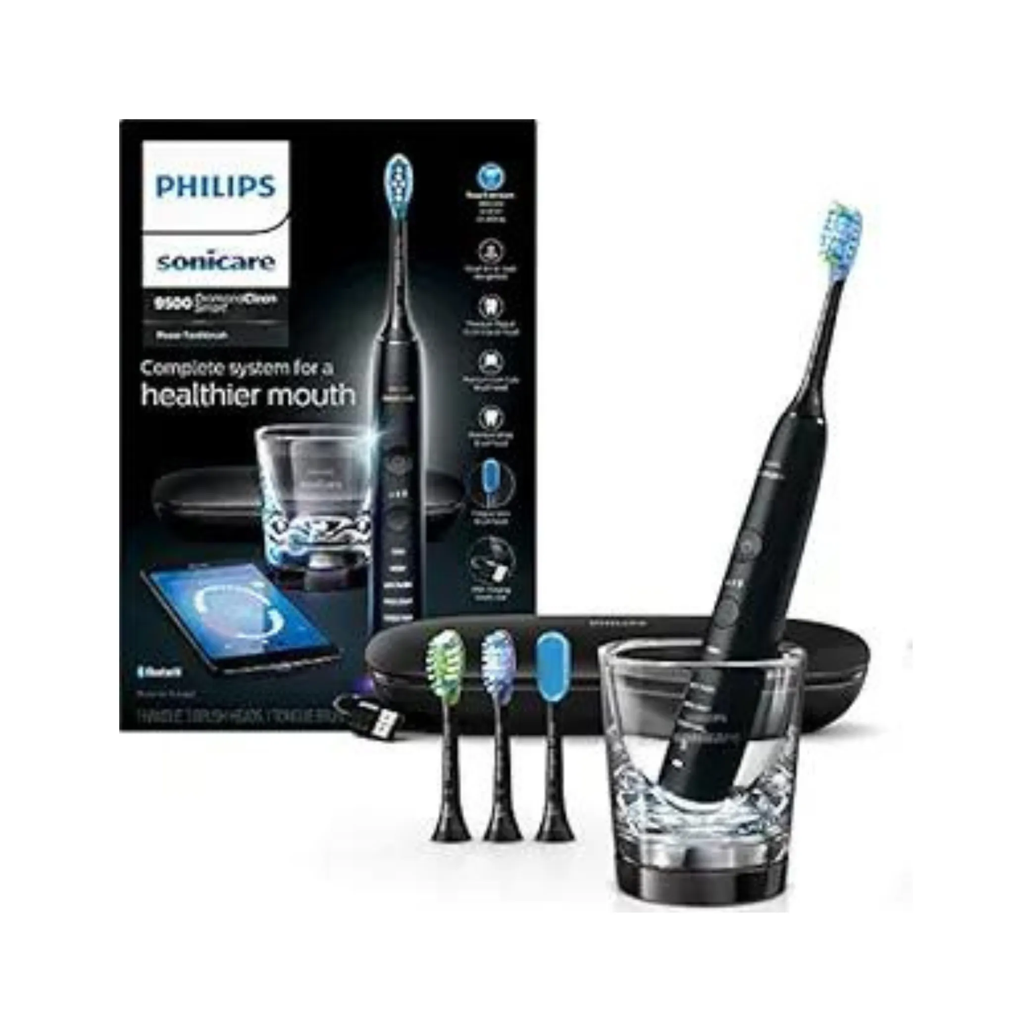 Philips Sonicare DiamondClean Smart 9500 Rechargeable Electric Power Toothbrush