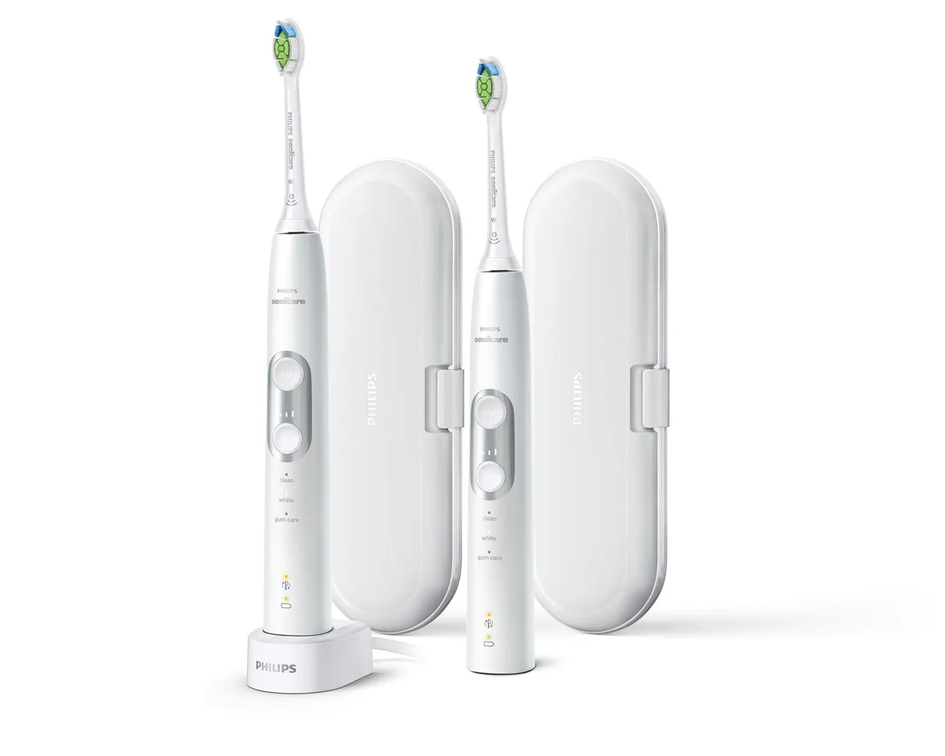 Philips Sonicare Hx6877/34 Electric Toothbrush Adult Sonic Toothbrush Silver, White