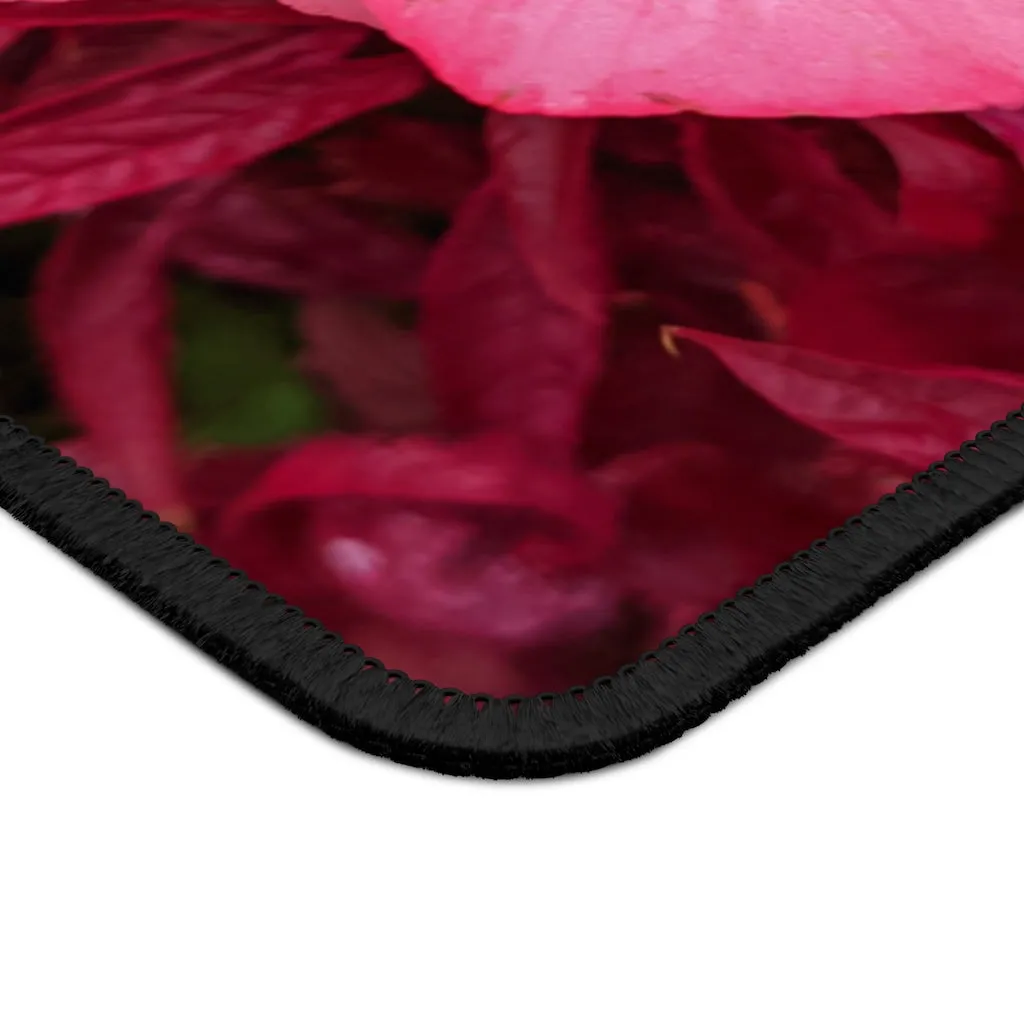 Pink Flowers Gaming Mouse Pad