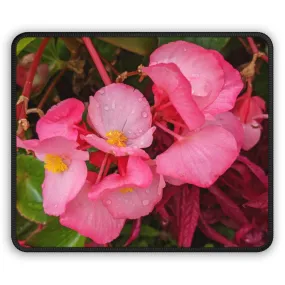 Pink Flowers Gaming Mouse Pad