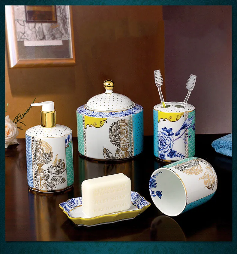 Porcelain Bathroom Set