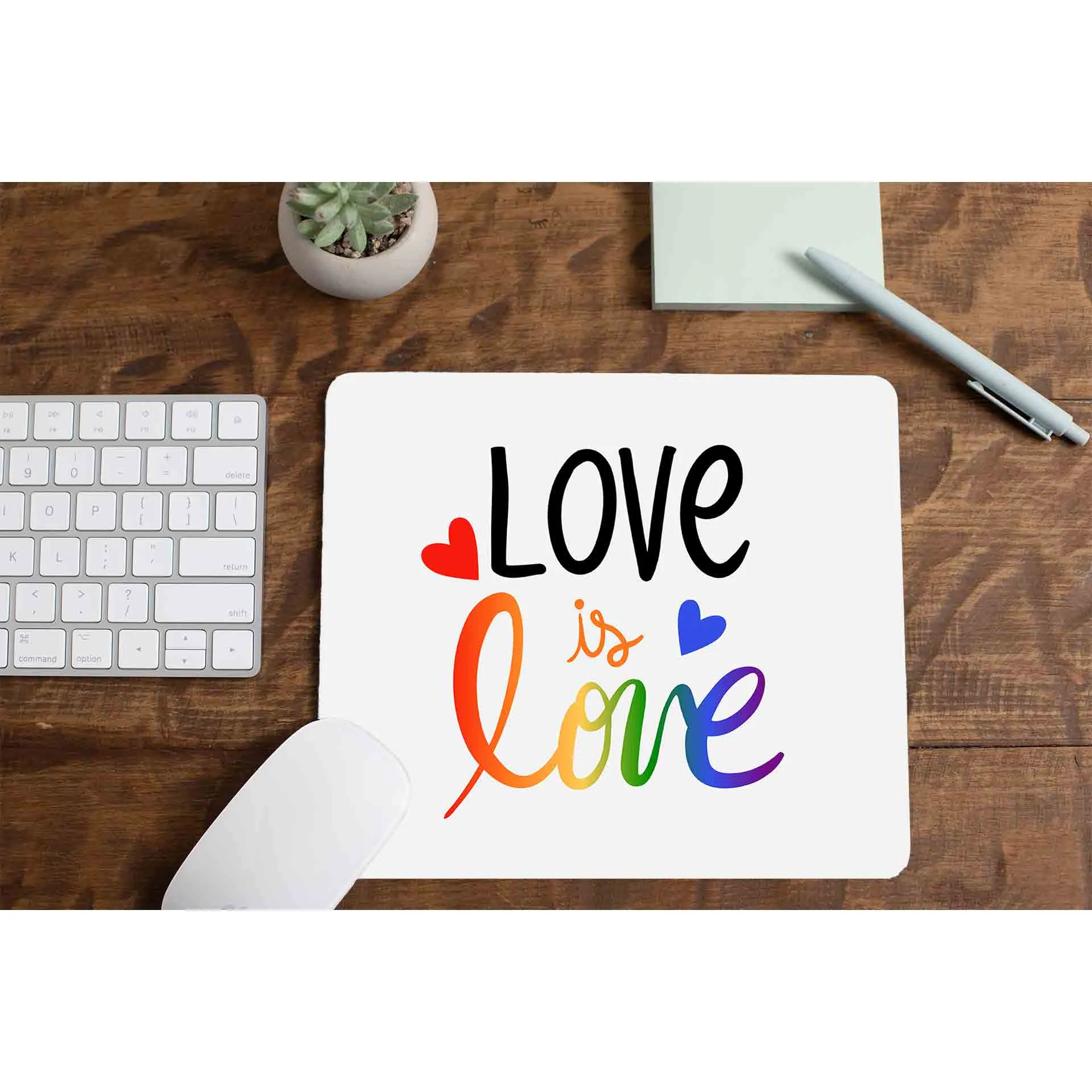 Pride Mousepad - Love Is Love