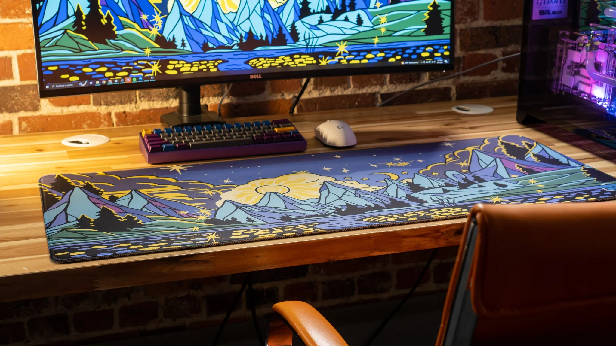 "Mystic Night" Limited Edition XL Landscape Deskmat