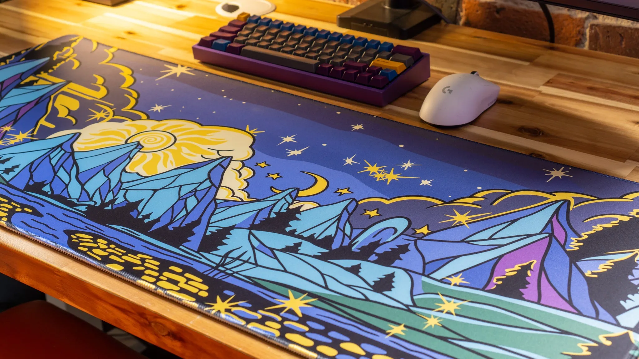 "Mystic Night" Limited Edition XL Landscape Deskmat