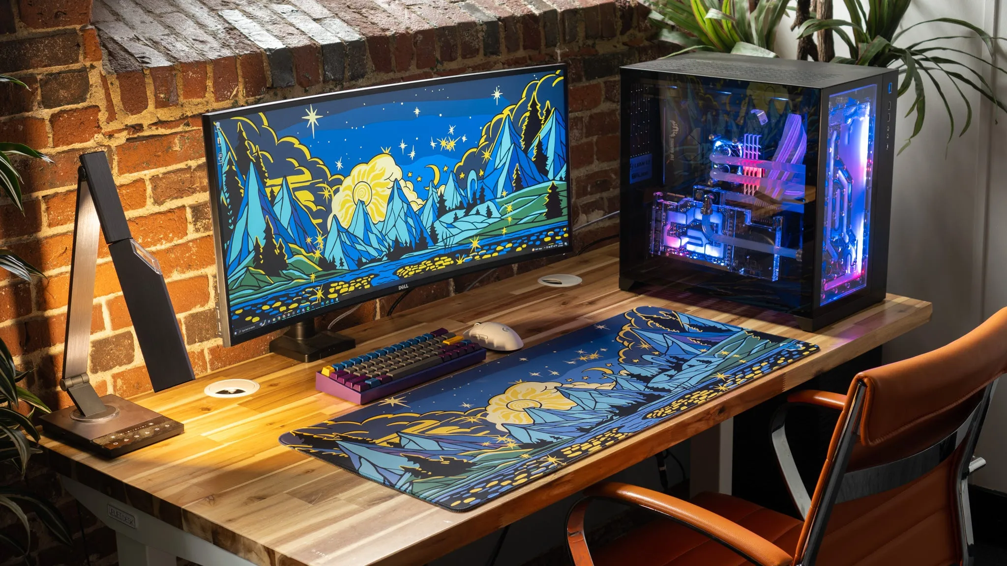 "Mystic Night" Limited Edition XL Landscape Deskmat