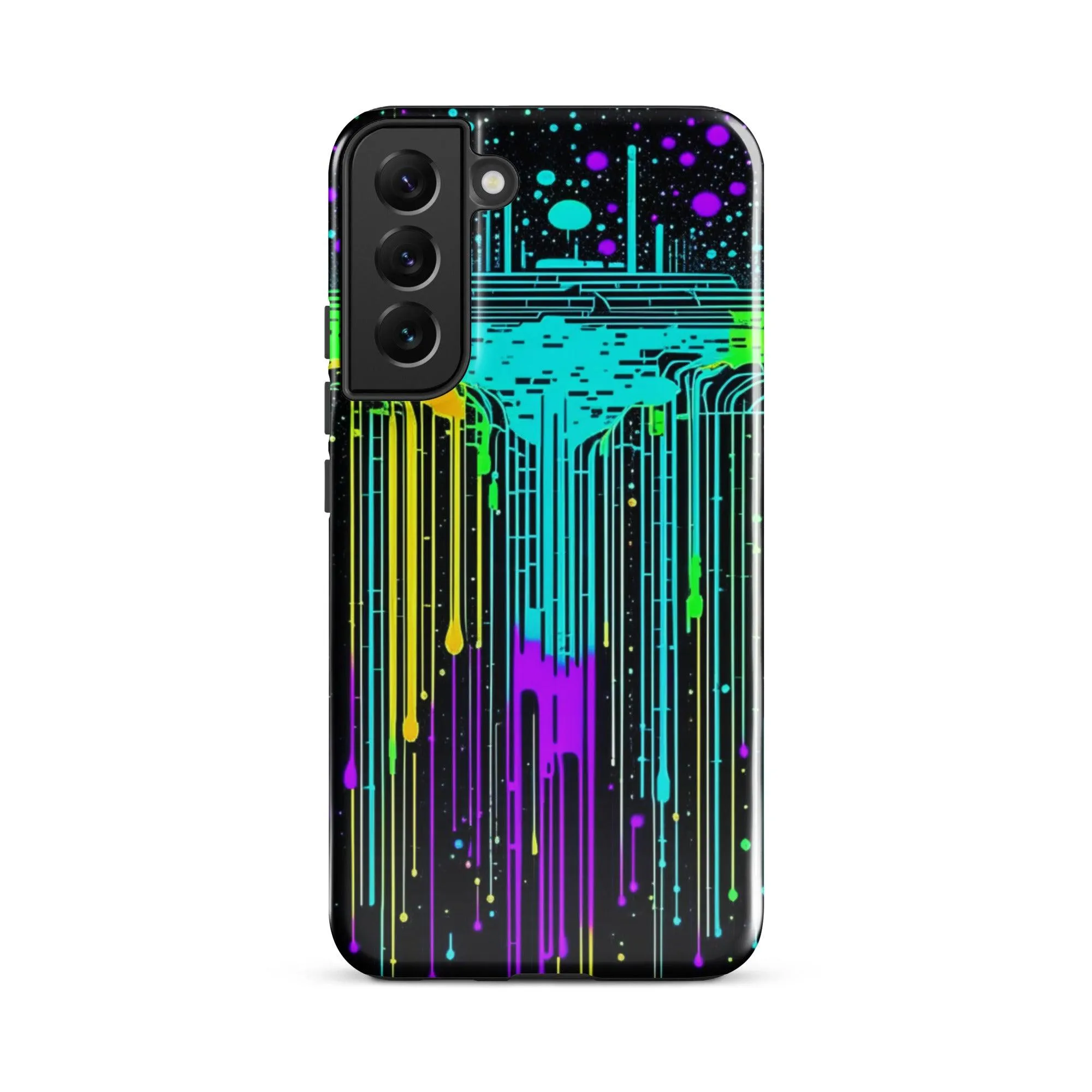 "Neon Rainmaker" Tough Case for Samsung® Phones - Dual Layer Protection