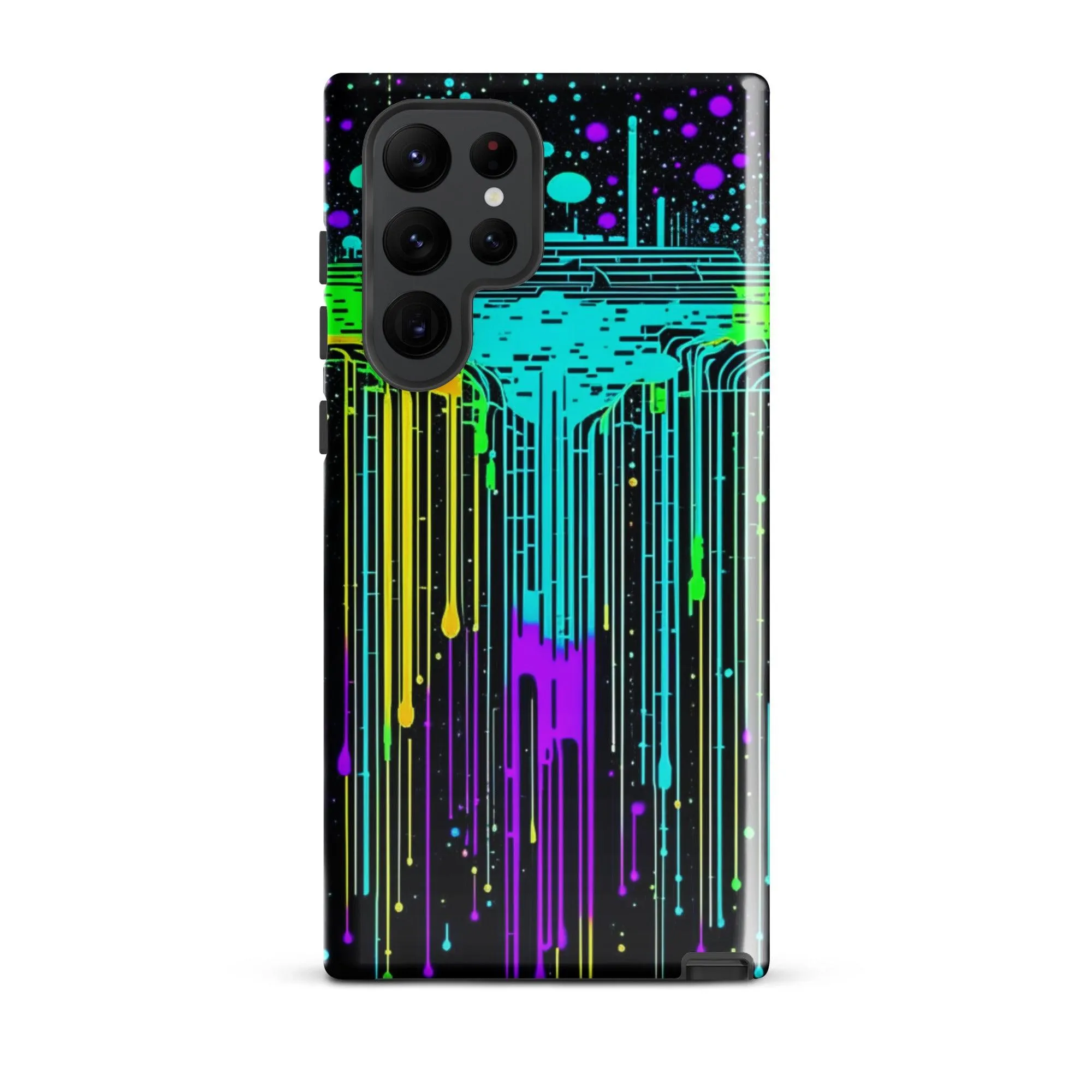 "Neon Rainmaker" Tough Case for Samsung® Phones - Dual Layer Protection