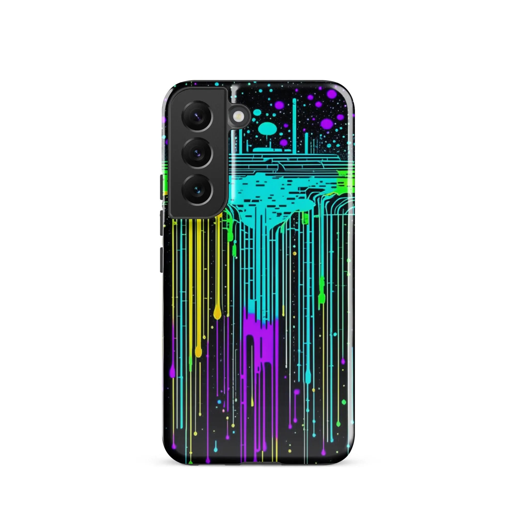 "Neon Rainmaker" Tough Case for Samsung® Phones - Dual Layer Protection