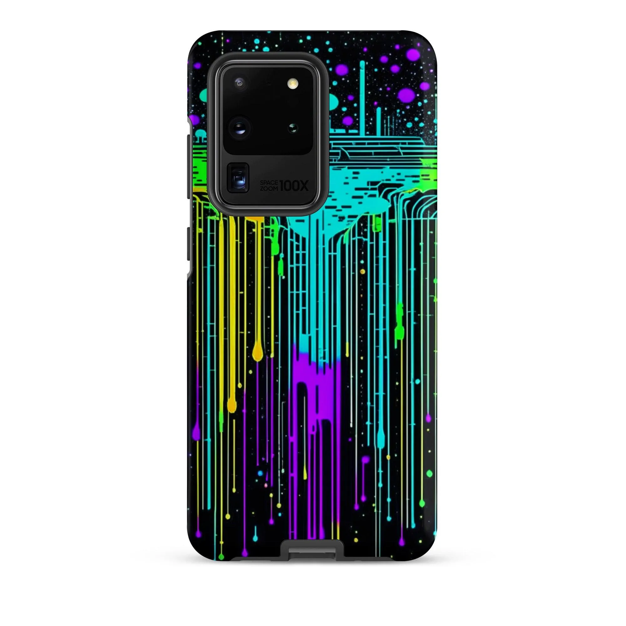 "Neon Rainmaker" Tough Case for Samsung® Phones - Dual Layer Protection