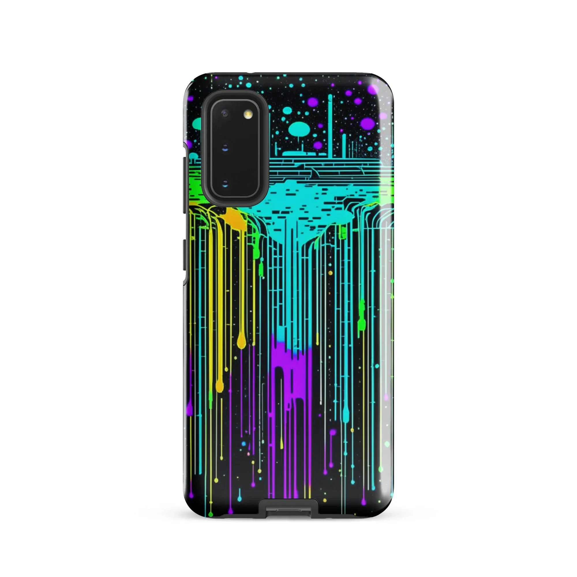 "Neon Rainmaker" Tough Case for Samsung® Phones - Dual Layer Protection