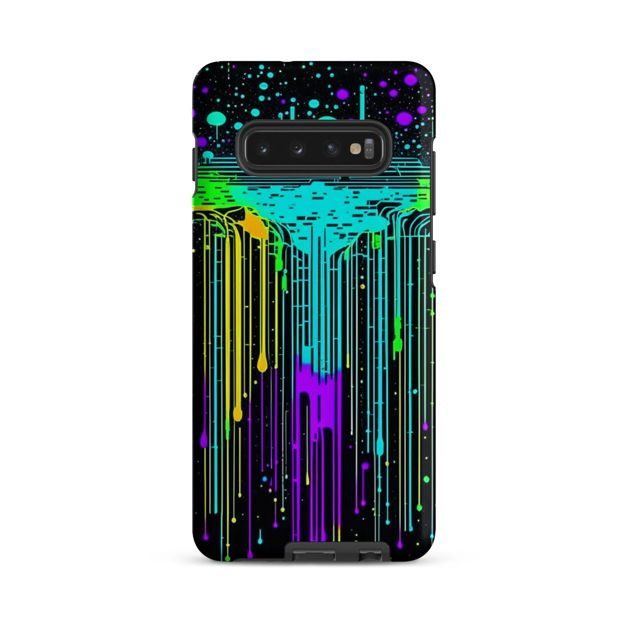 "Neon Rainmaker" Tough Case for Samsung® Phones - Dual Layer Protection