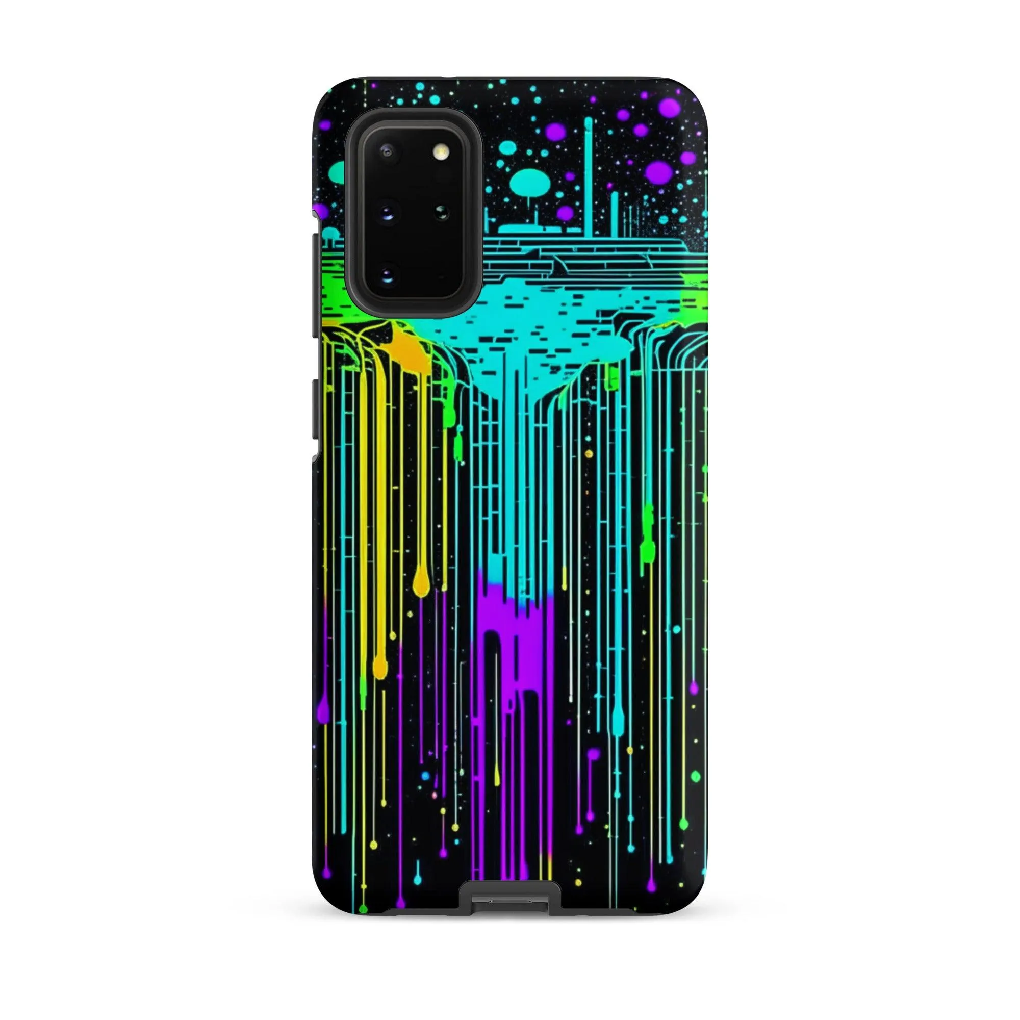 "Neon Rainmaker" Tough Case for Samsung® Phones - Dual Layer Protection