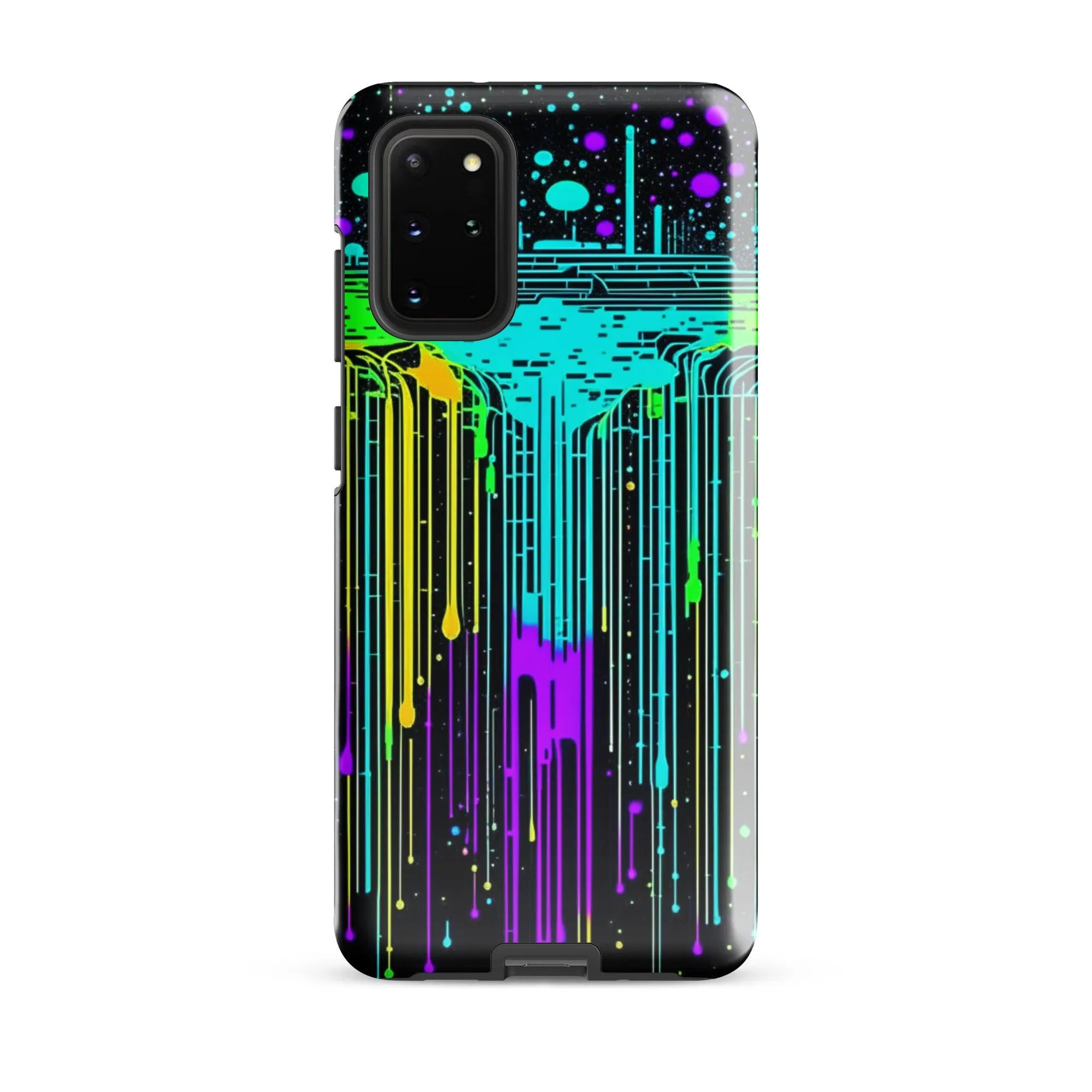 "Neon Rainmaker" Tough Case for Samsung® Phones - Dual Layer Protection