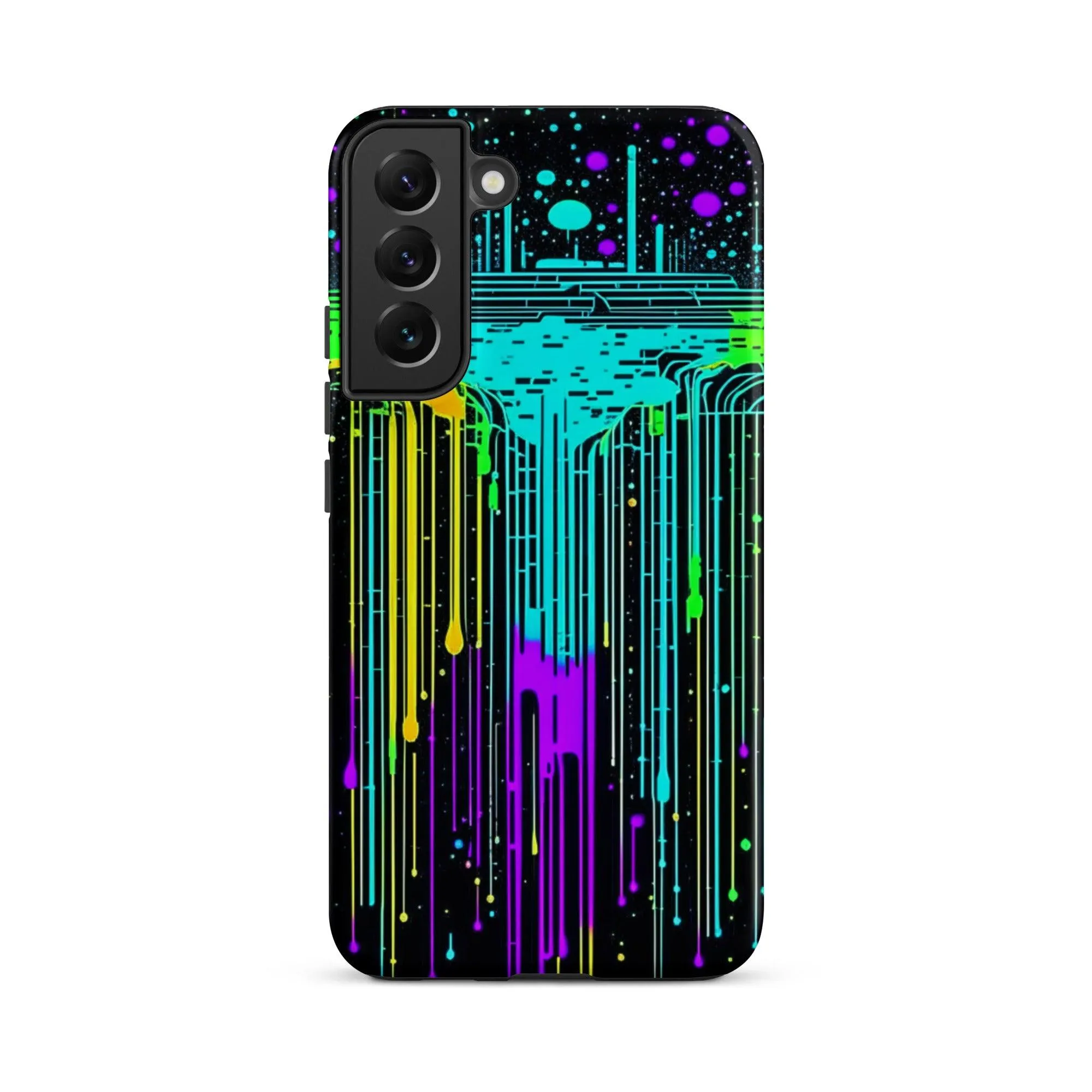 "Neon Rainmaker" Tough Case for Samsung® Phones - Dual Layer Protection