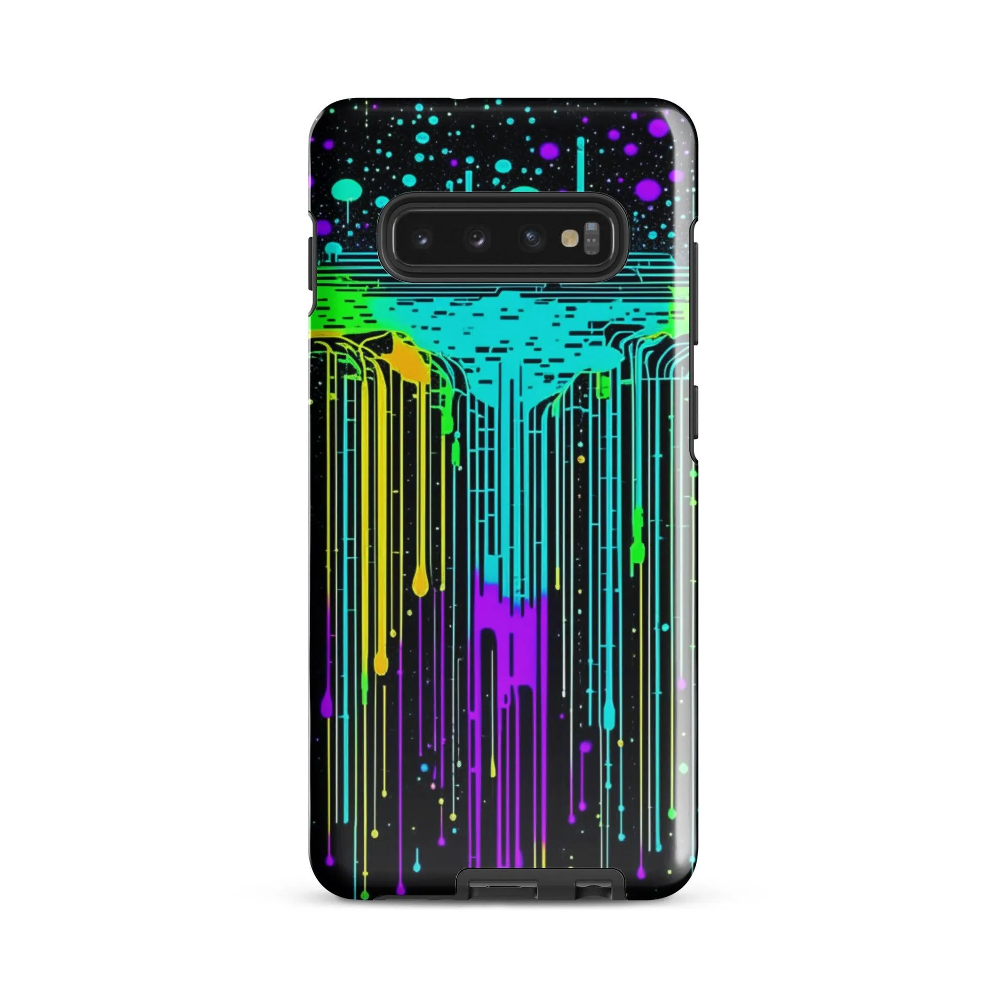 "Neon Rainmaker" Tough Case for Samsung® Phones - Dual Layer Protection