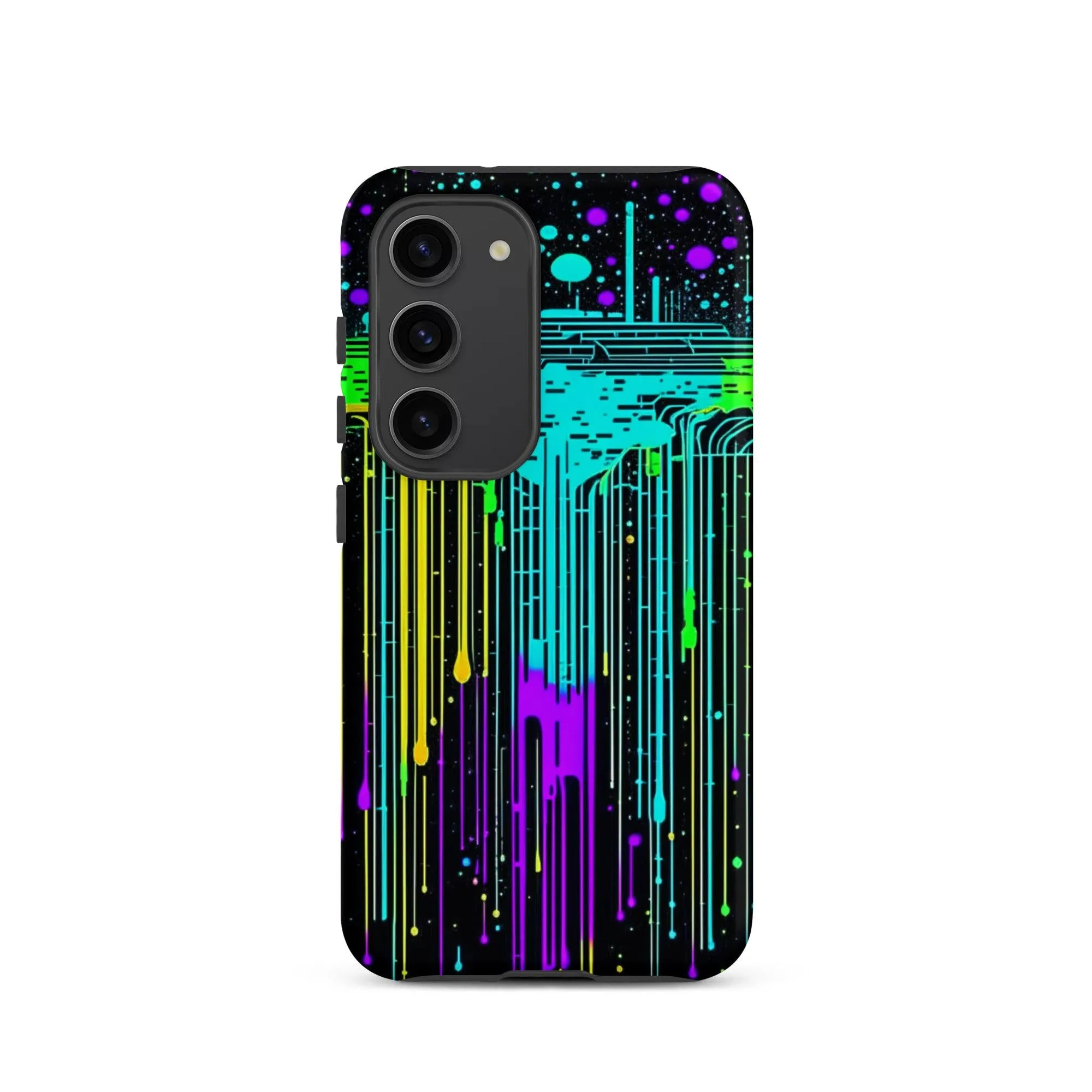 "Neon Rainmaker" Tough Case for Samsung® Phones - Dual Layer Protection