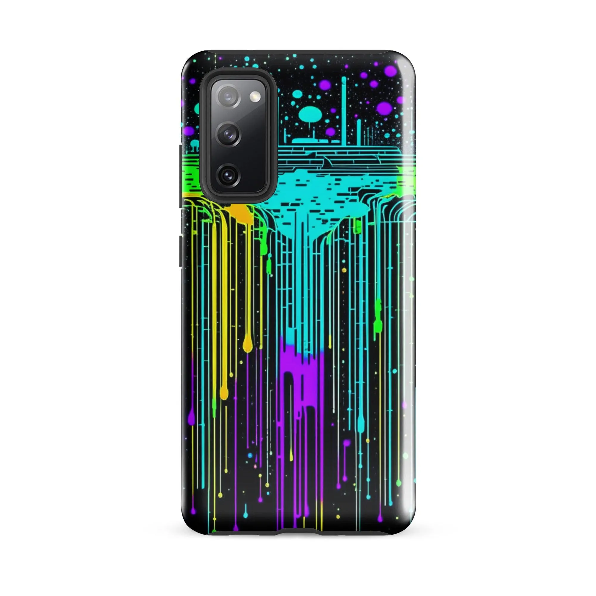 "Neon Rainmaker" Tough Case for Samsung® Phones - Dual Layer Protection