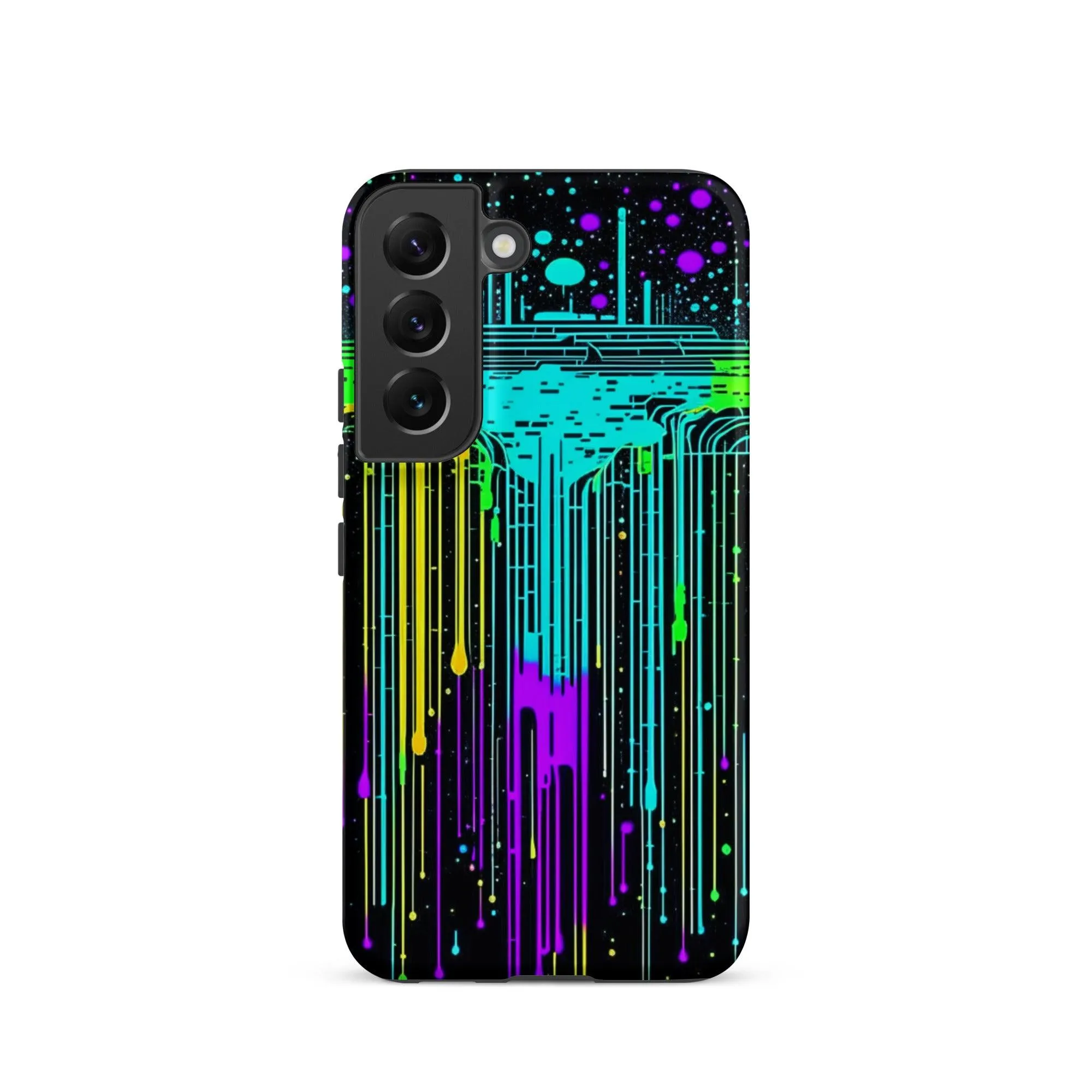 "Neon Rainmaker" Tough Case for Samsung® Phones - Dual Layer Protection