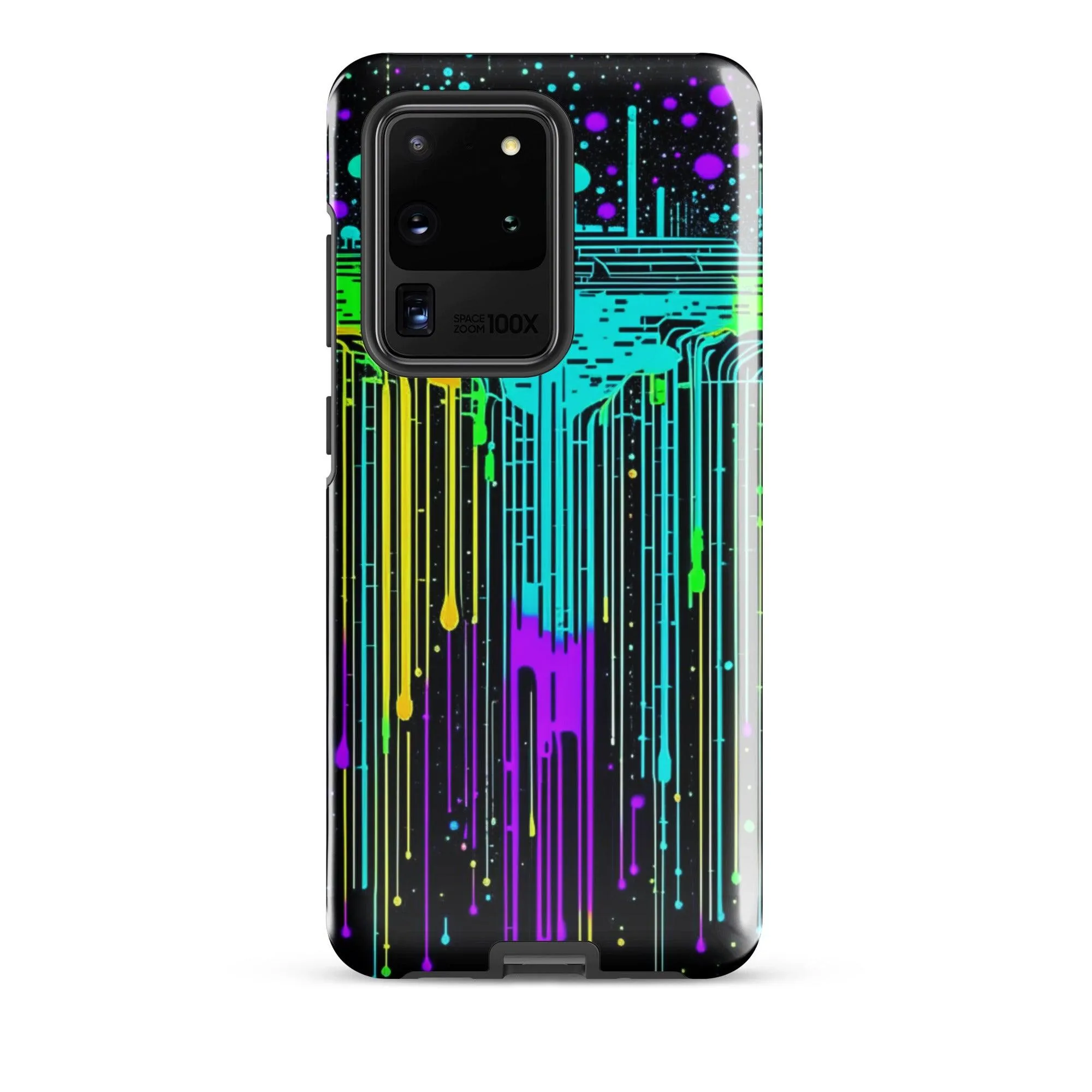 "Neon Rainmaker" Tough Case for Samsung® Phones - Dual Layer Protection