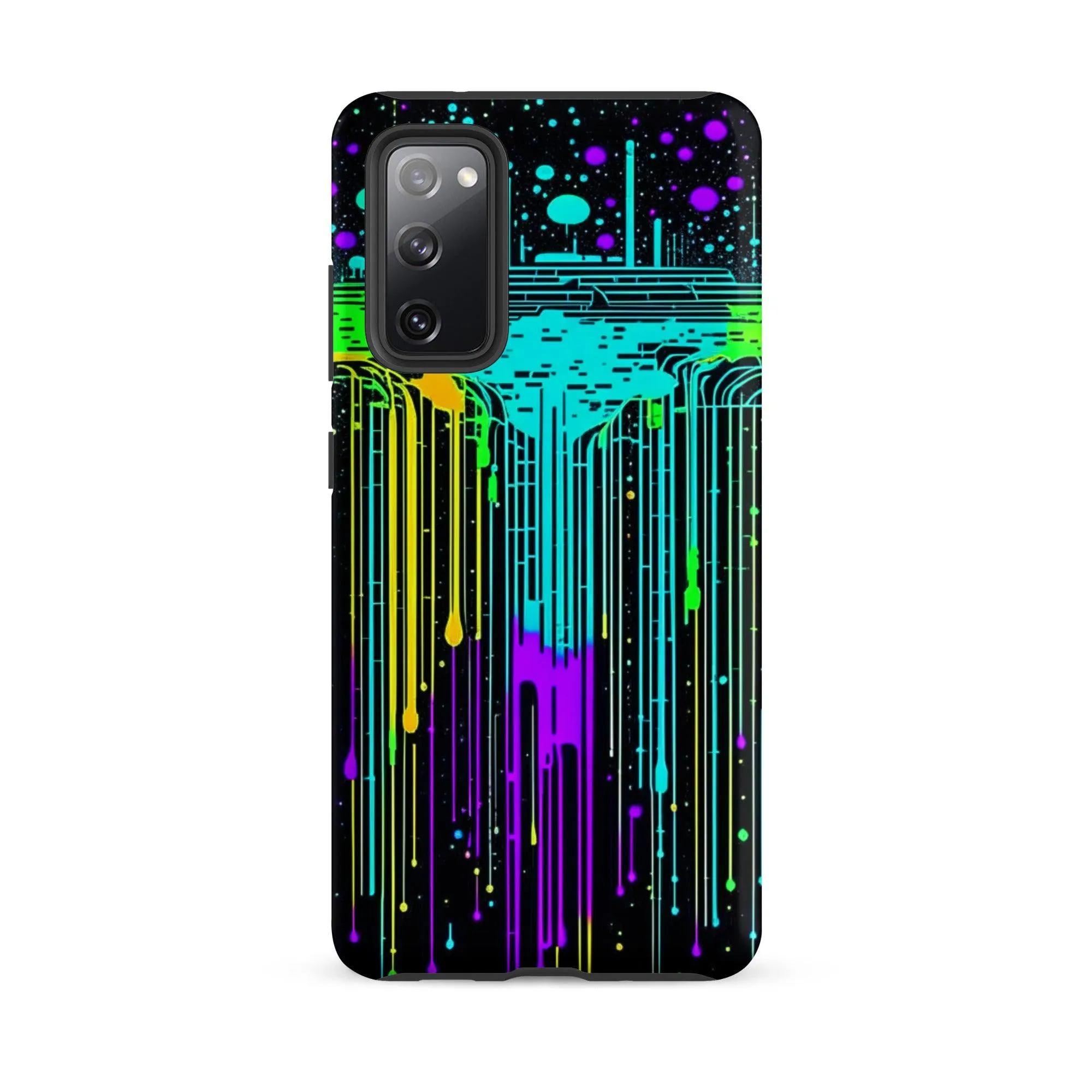 "Neon Rainmaker" Tough Case for Samsung® Phones - Dual Layer Protection