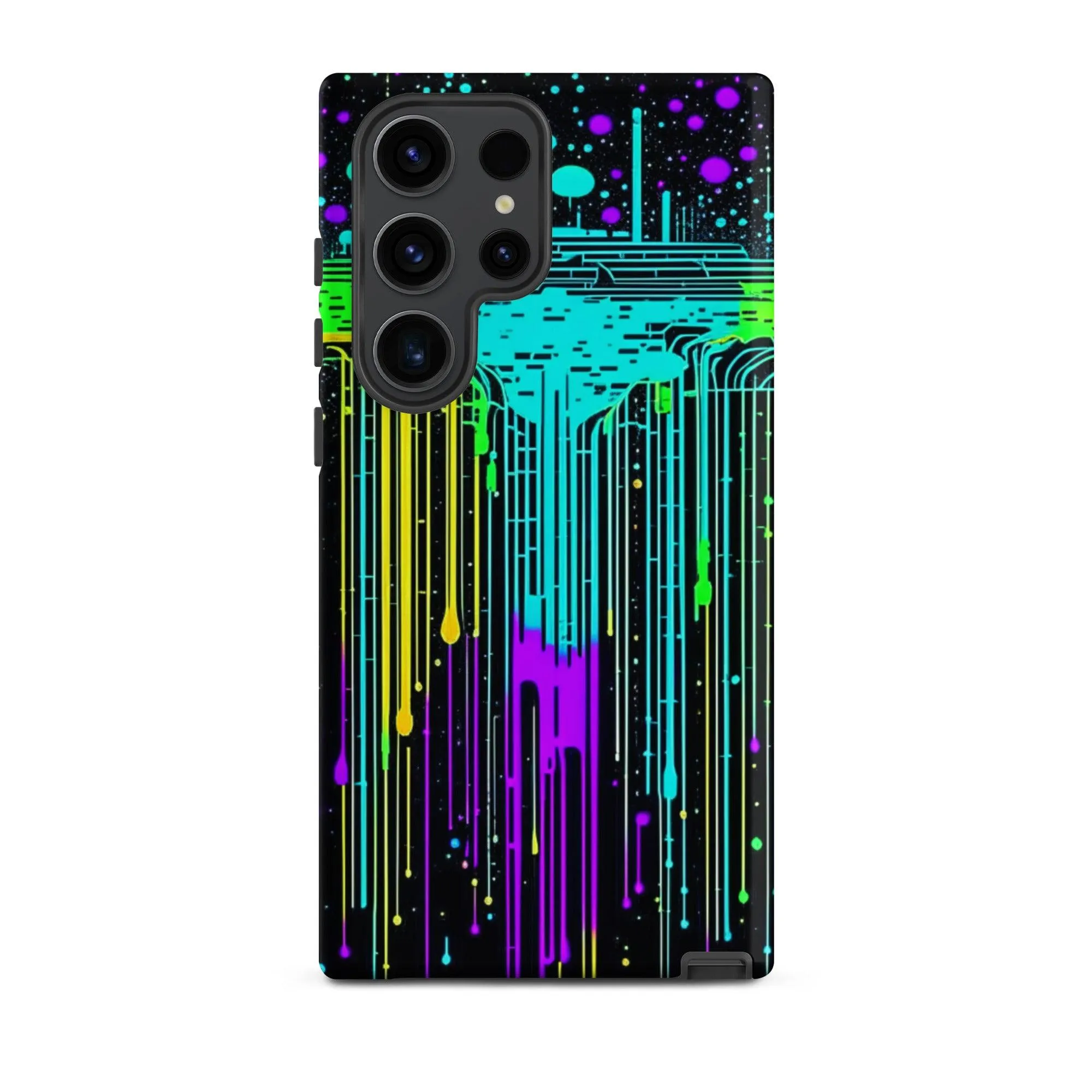 "Neon Rainmaker" Tough Case for Samsung® Phones - Dual Layer Protection