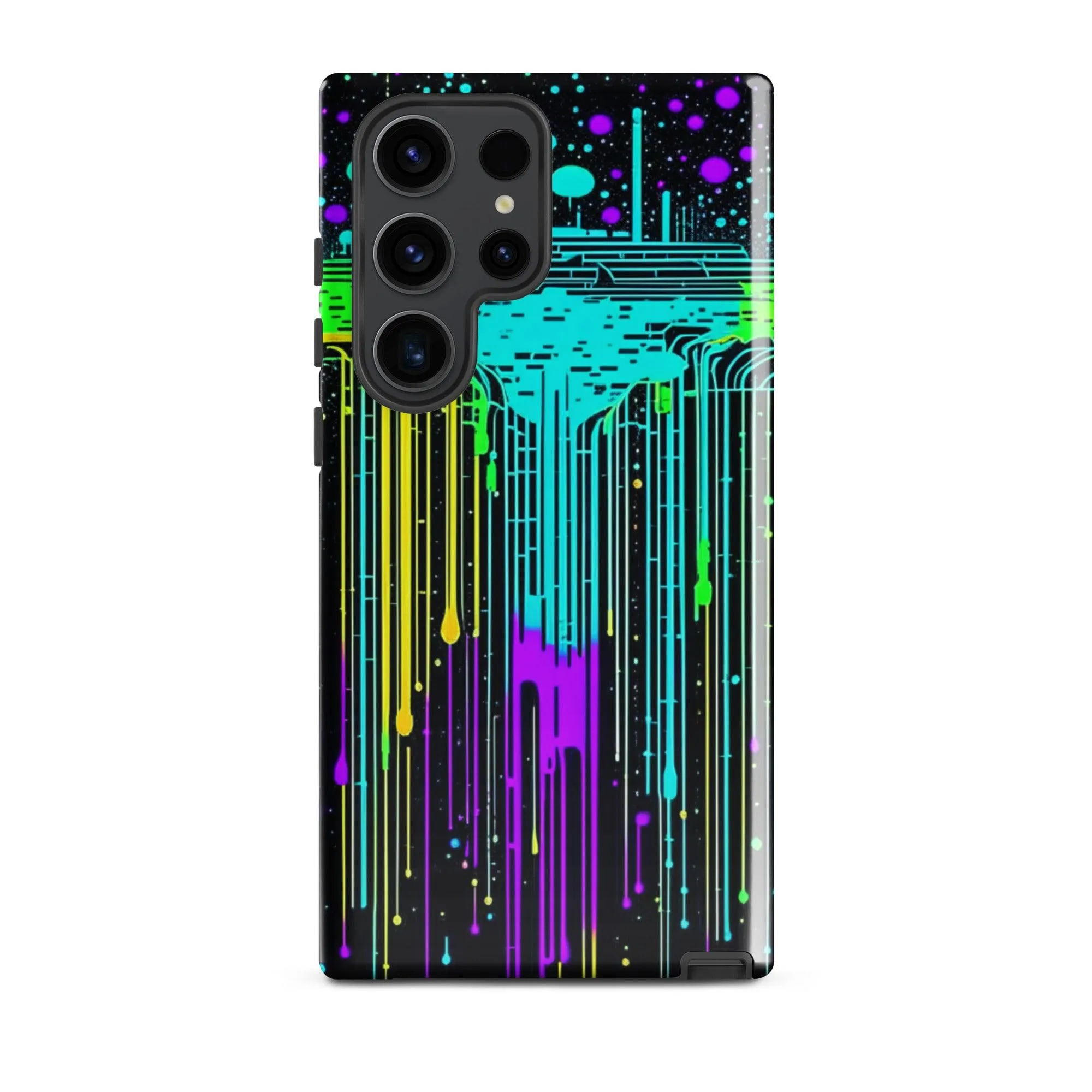 "Neon Rainmaker" Tough Case for Samsung® Phones - Dual Layer Protection