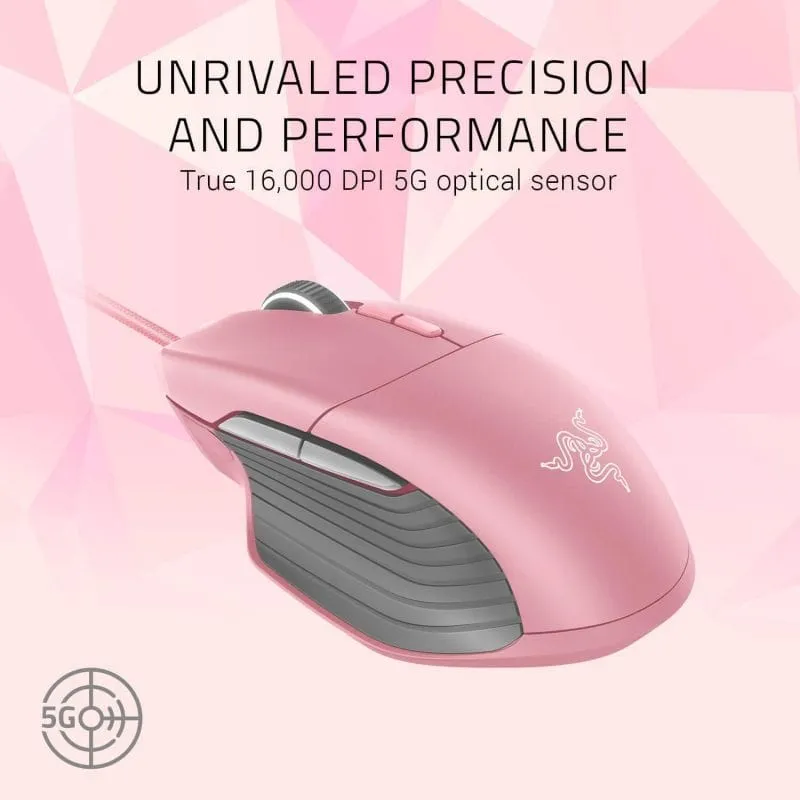 RAZER -  Basilisk Gaming Mouse – Quartz Pink