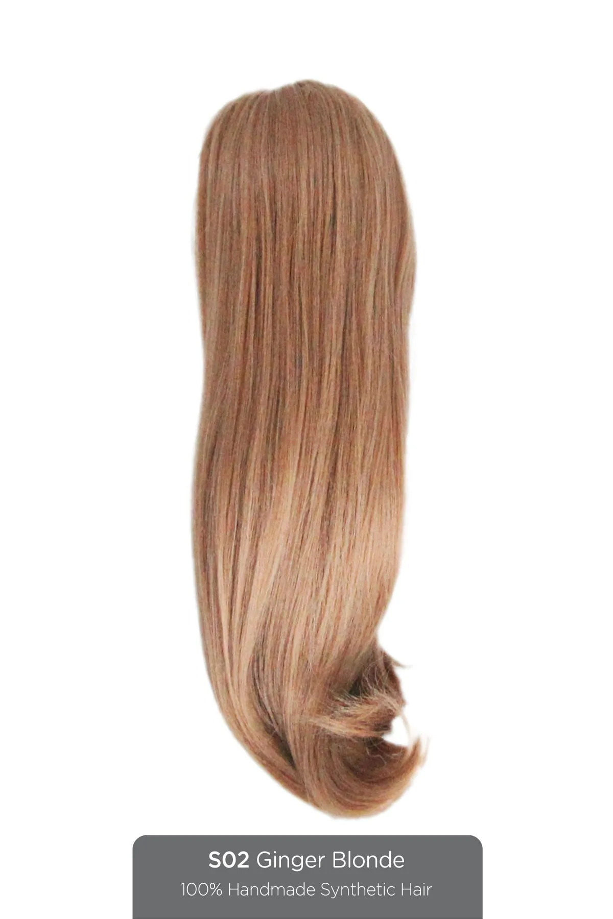 Sarah - 18'' Vegan / Futura Hair Top Piece Hair Extension