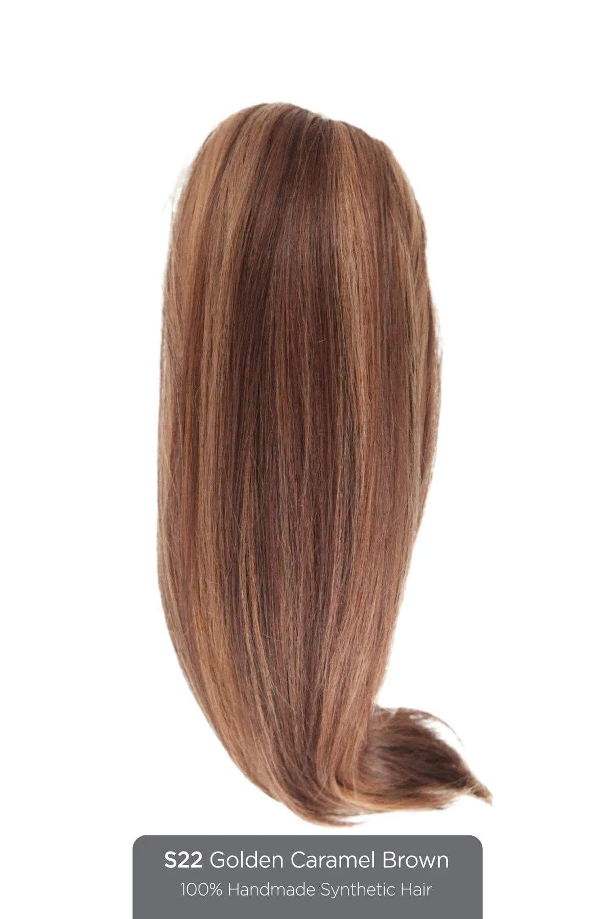 Sarah - 18'' Vegan / Futura Hair Top Piece Hair Extension