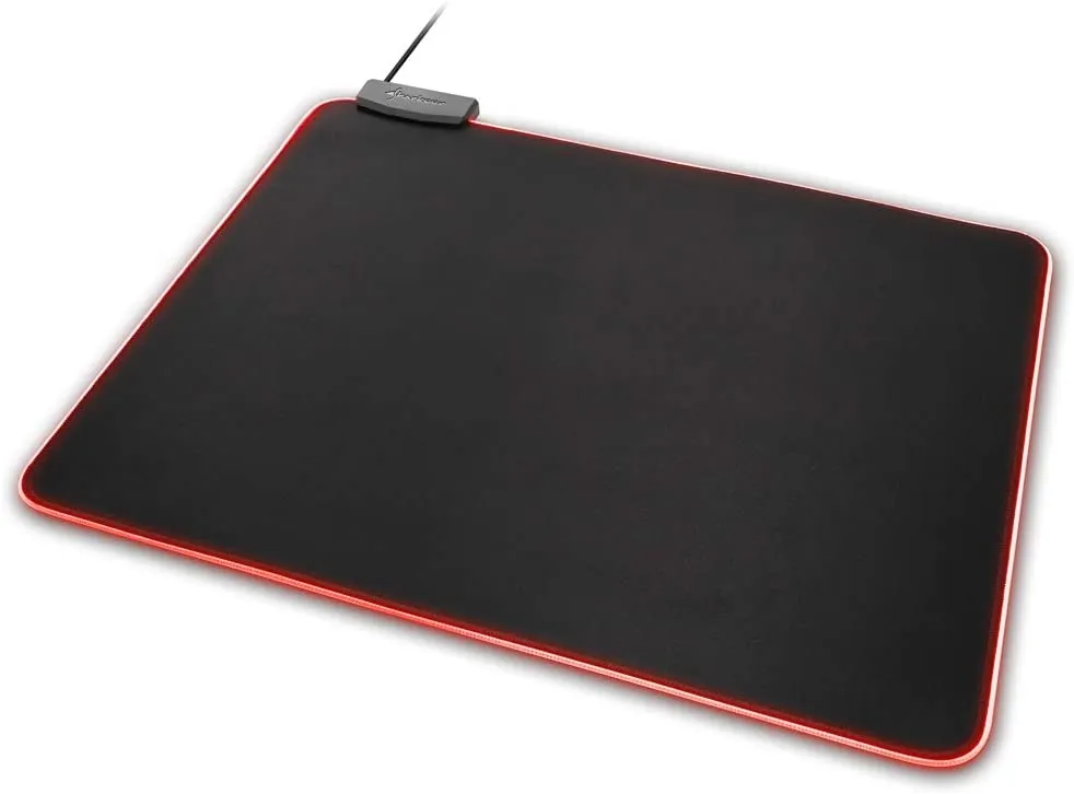 Sharkoon 1337 XL Gaming Mouse Mat RGB, Soft Gaming Mouse Pad, RGB Illumination