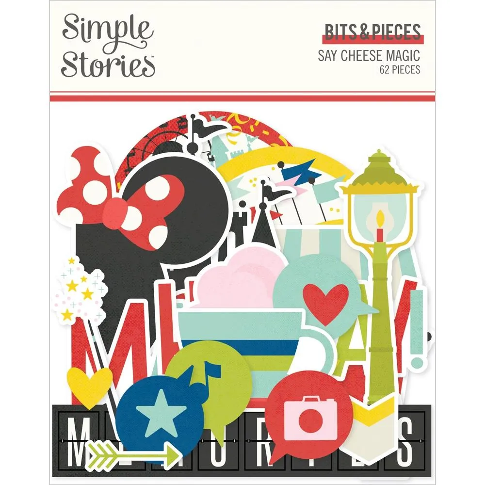 Simple Stories Say Cheese Magic Bits & Pieces Die-Cuts 62/Pkg Bits