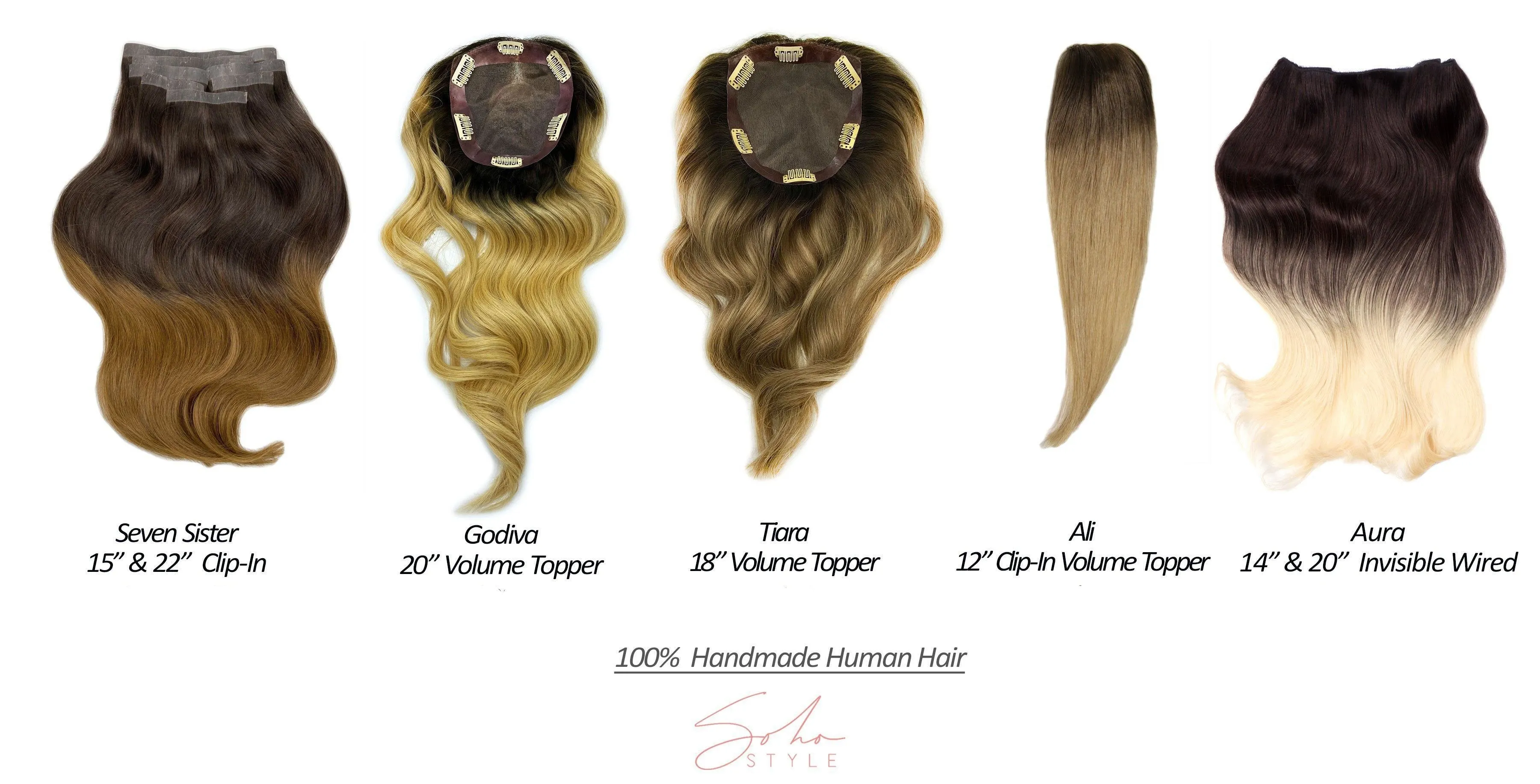 Special Value Set - Jeanne 22" U-Part Wig Human Hair   Ali set