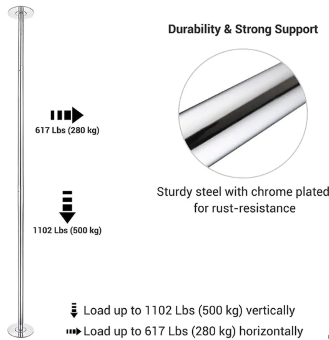 Spinning Static Dancing Pole