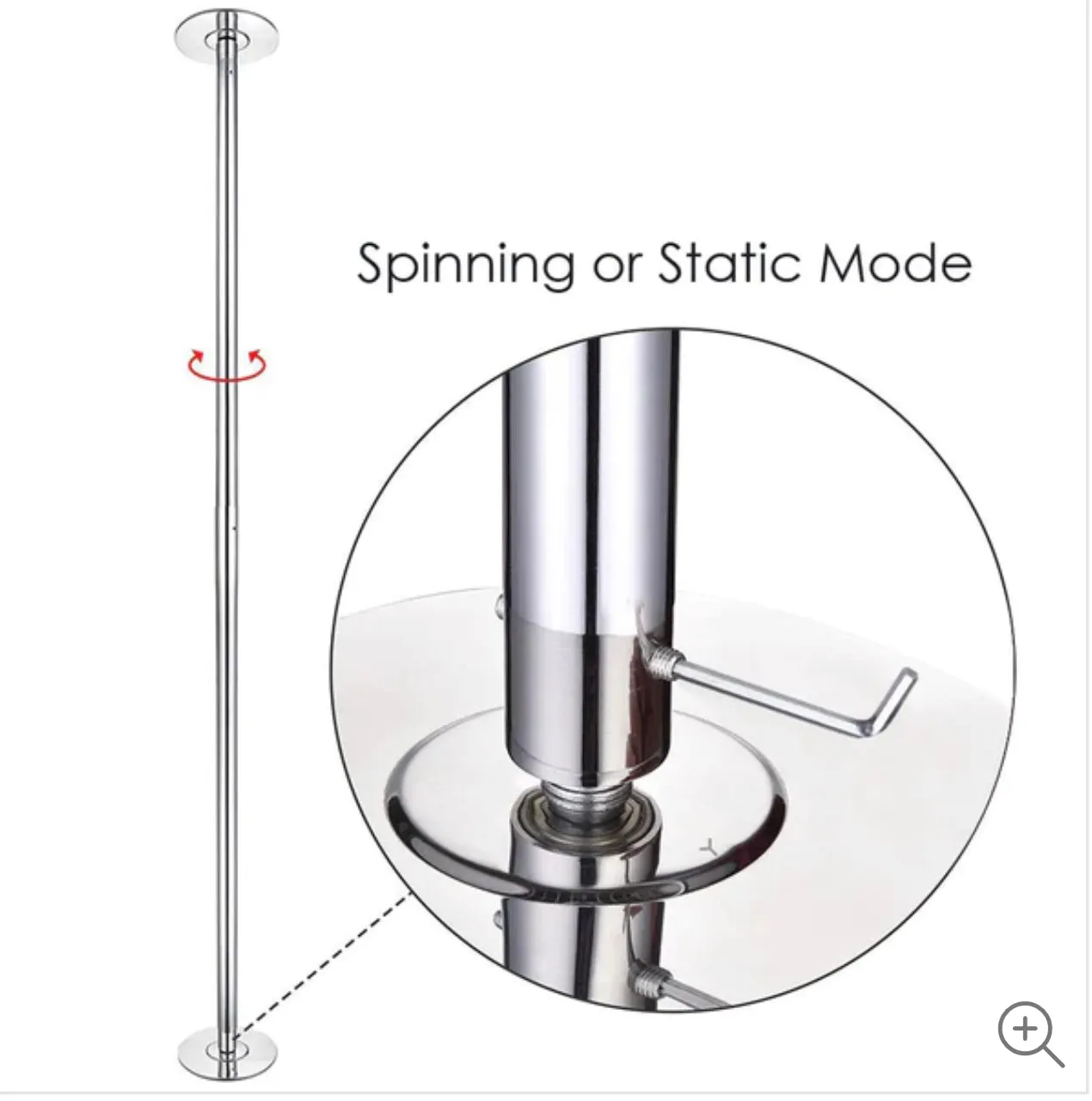 Spinning Static Dancing Pole