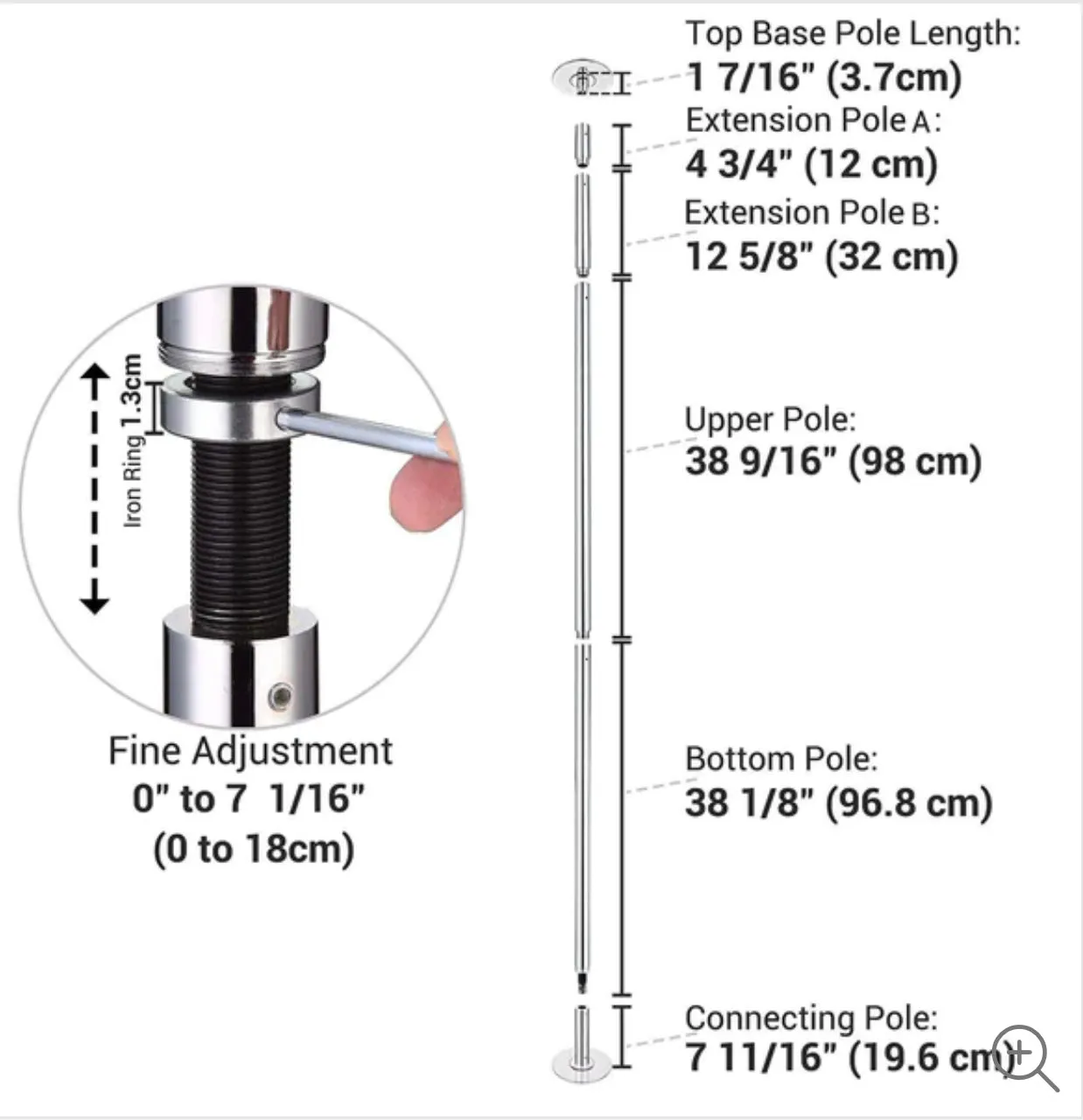 Spinning Static Dancing Pole