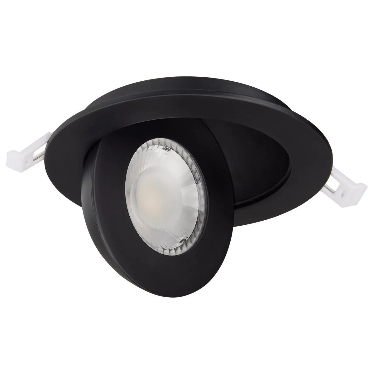 Starfish 4" Black Gimbal Smart LED Recessed Light, 650lm, Color and Tunable White, 120-277V