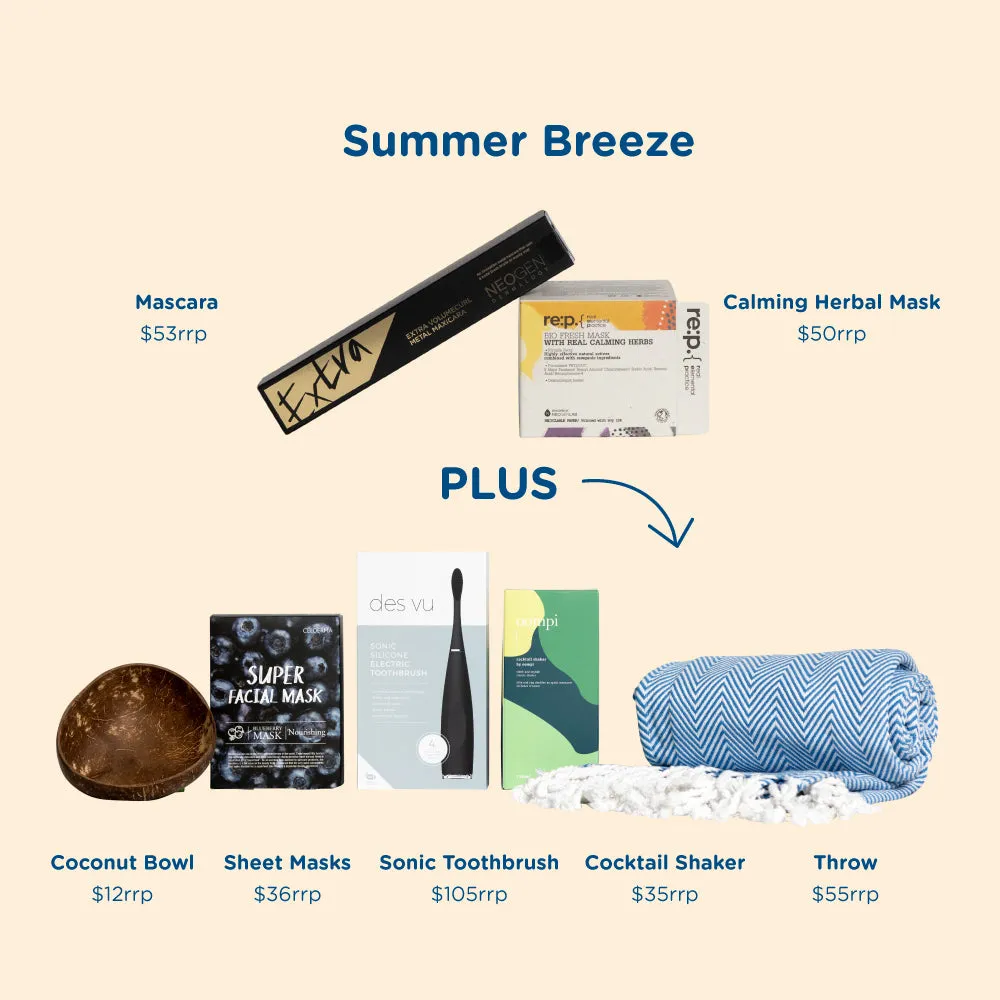 Summer Breeze Bumper Box with BONUS Cryo Mask Valued Over $400