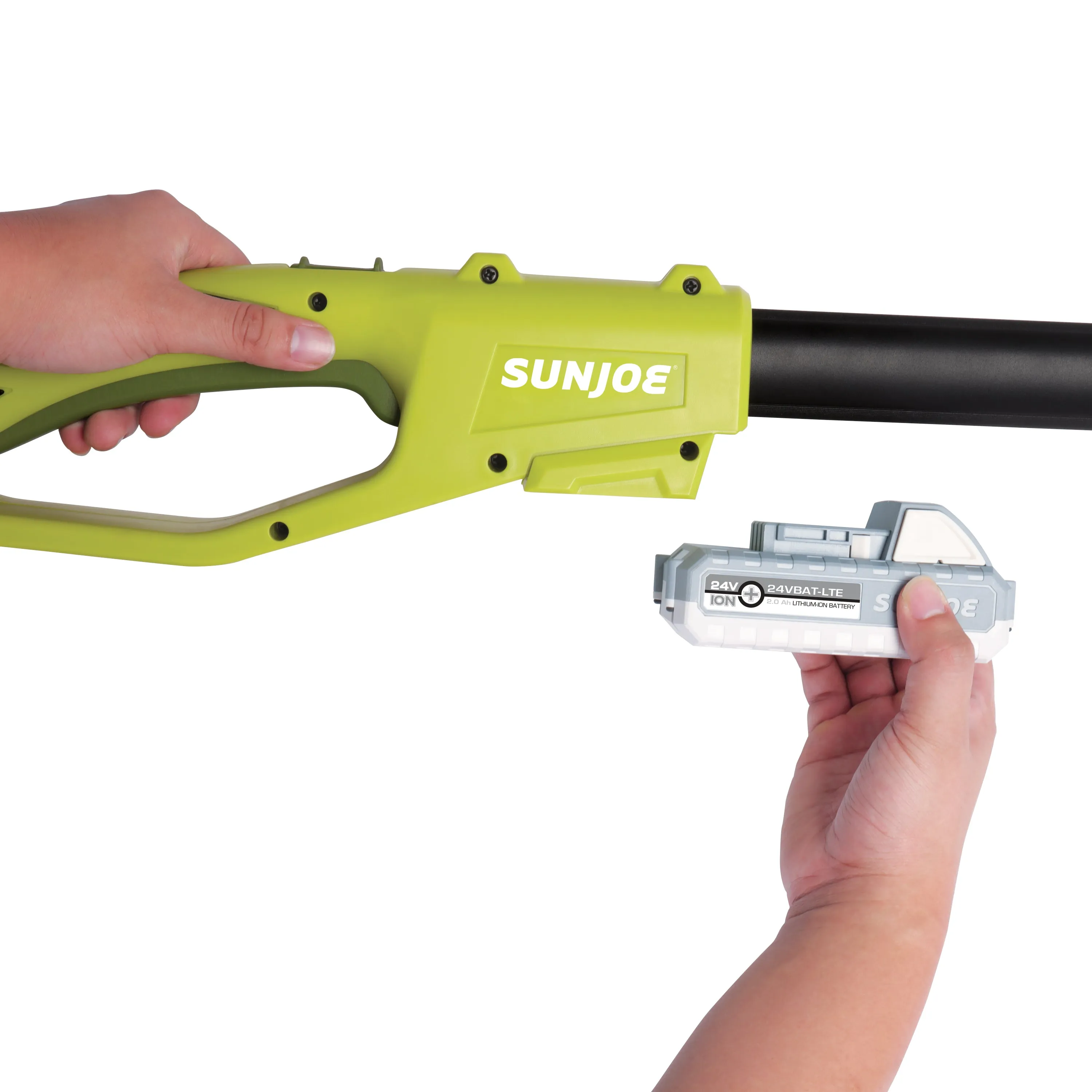 Sun Joe 24V-SAW-BDL 24-Volt iON  Chainsaw Bundle | W/ Chainsaw Kit, Pole Saw Kit, and Chainsaw Sharpener